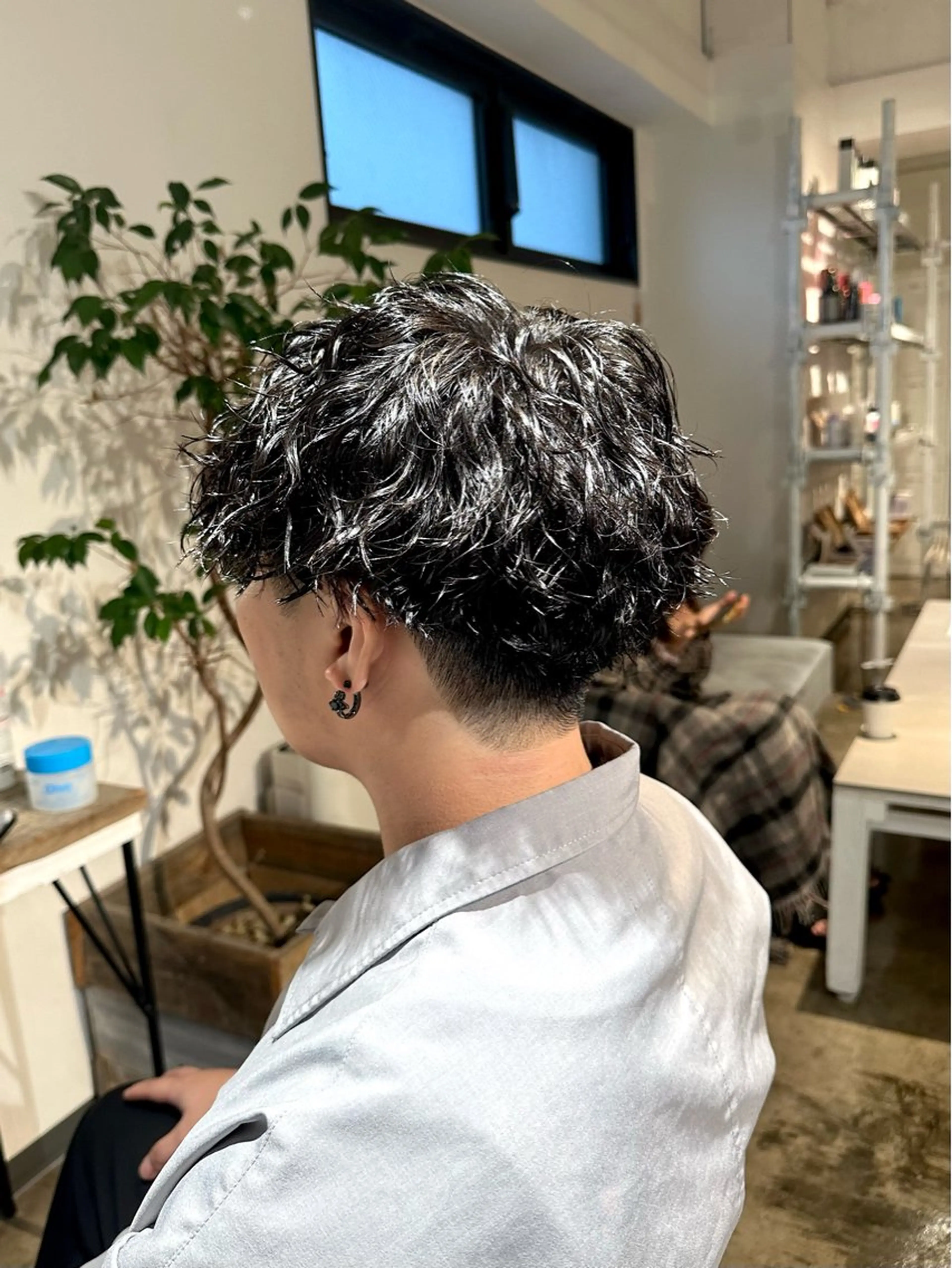 パーマ メンズ メンズパーマ 波巻きパーマ カット パーマ トリートメント 骨格補正施術/メンズ 専門美容師/YUYAのヘアスタイル