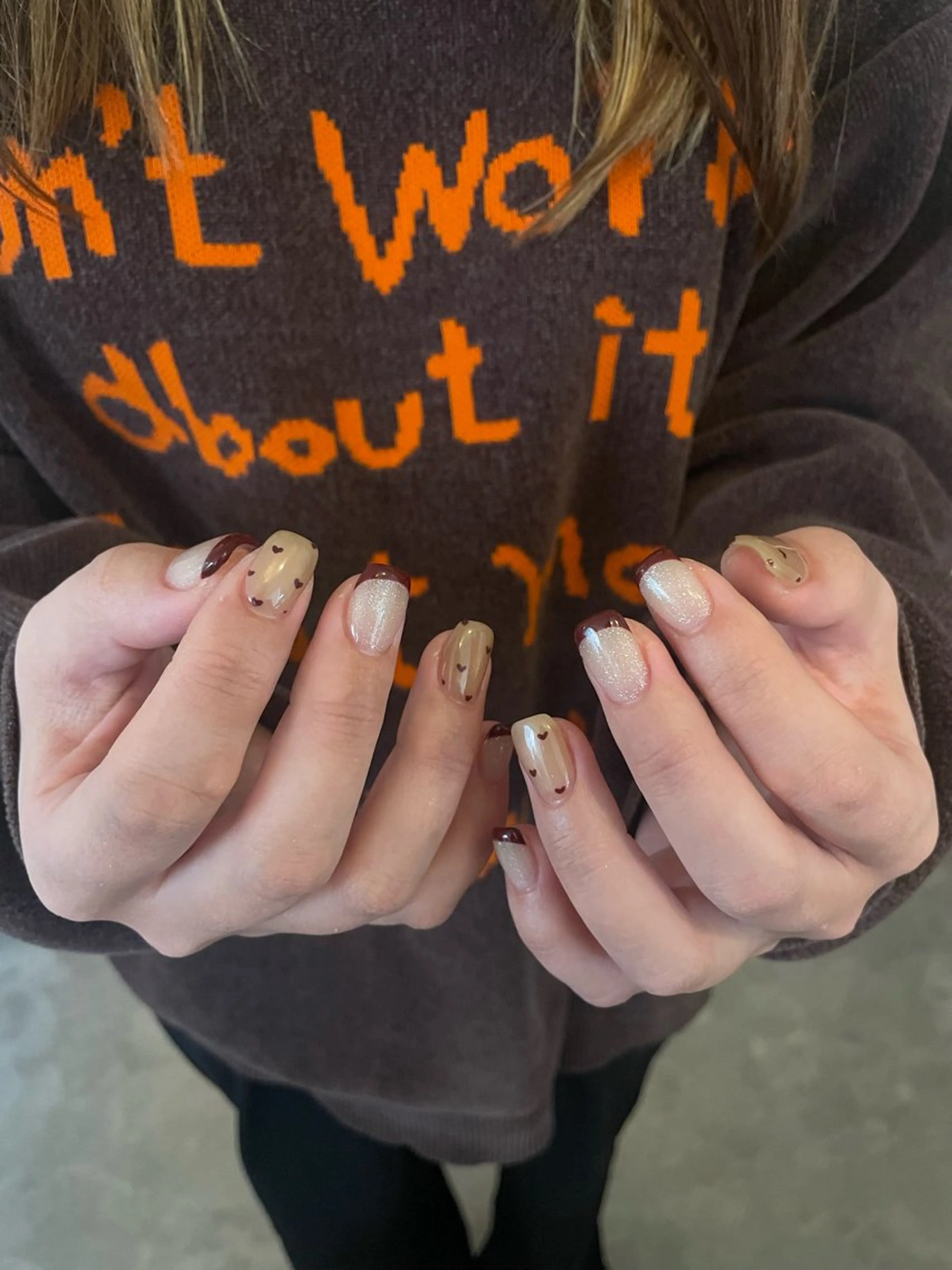 ネイル バレンタイン ハンドネイル roof nailのネイルデザイン