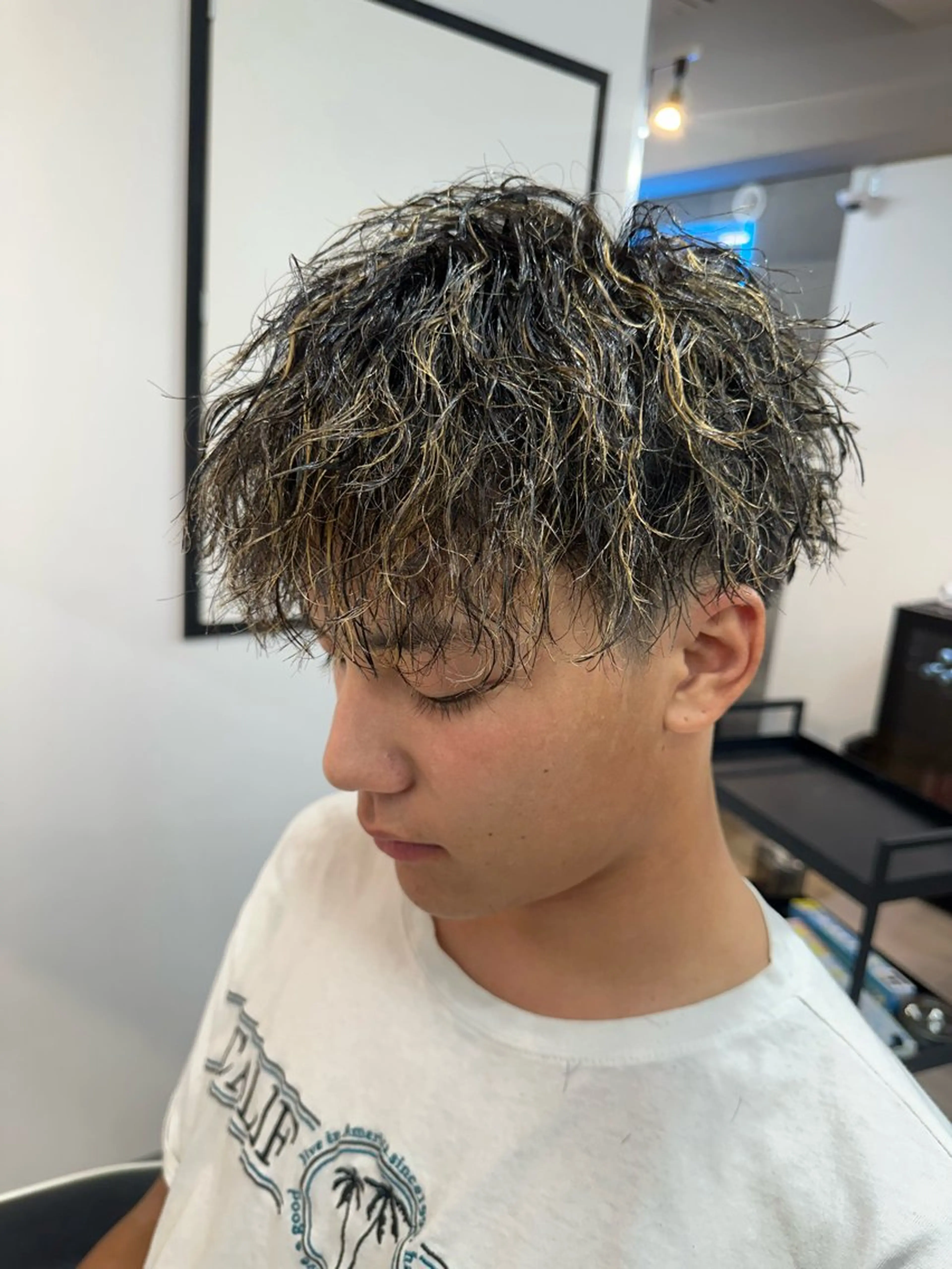 カラー パーマ メンズ 🇺🇸大宮パーマ 波巻き/ツイスパのヘアスタイル
