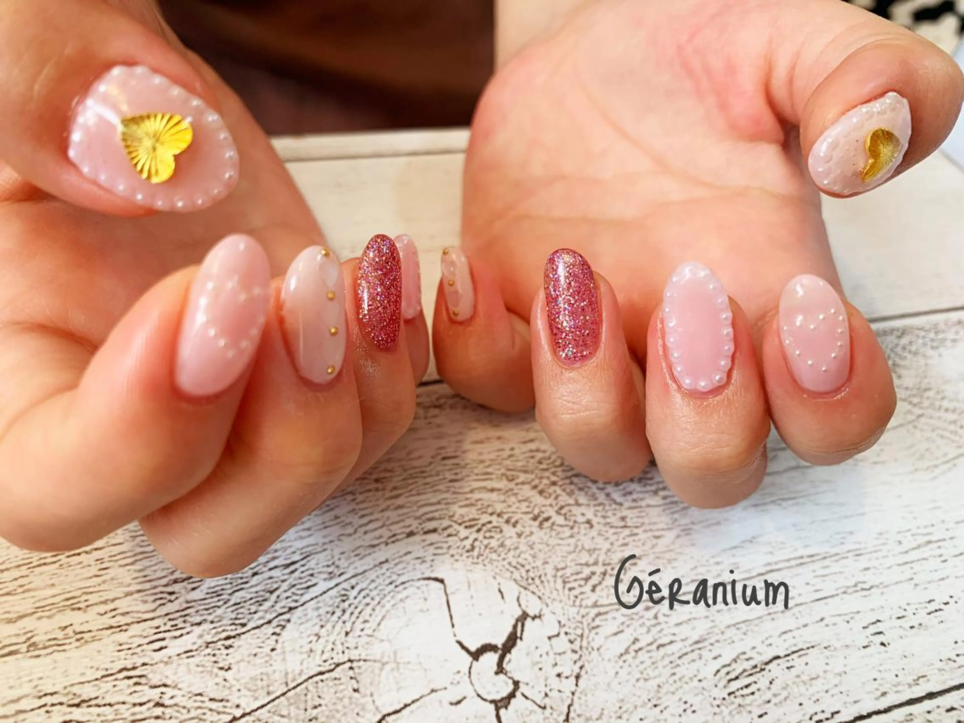 ネイル ハンドネイル GéRanium Harukaのネイルデザイン