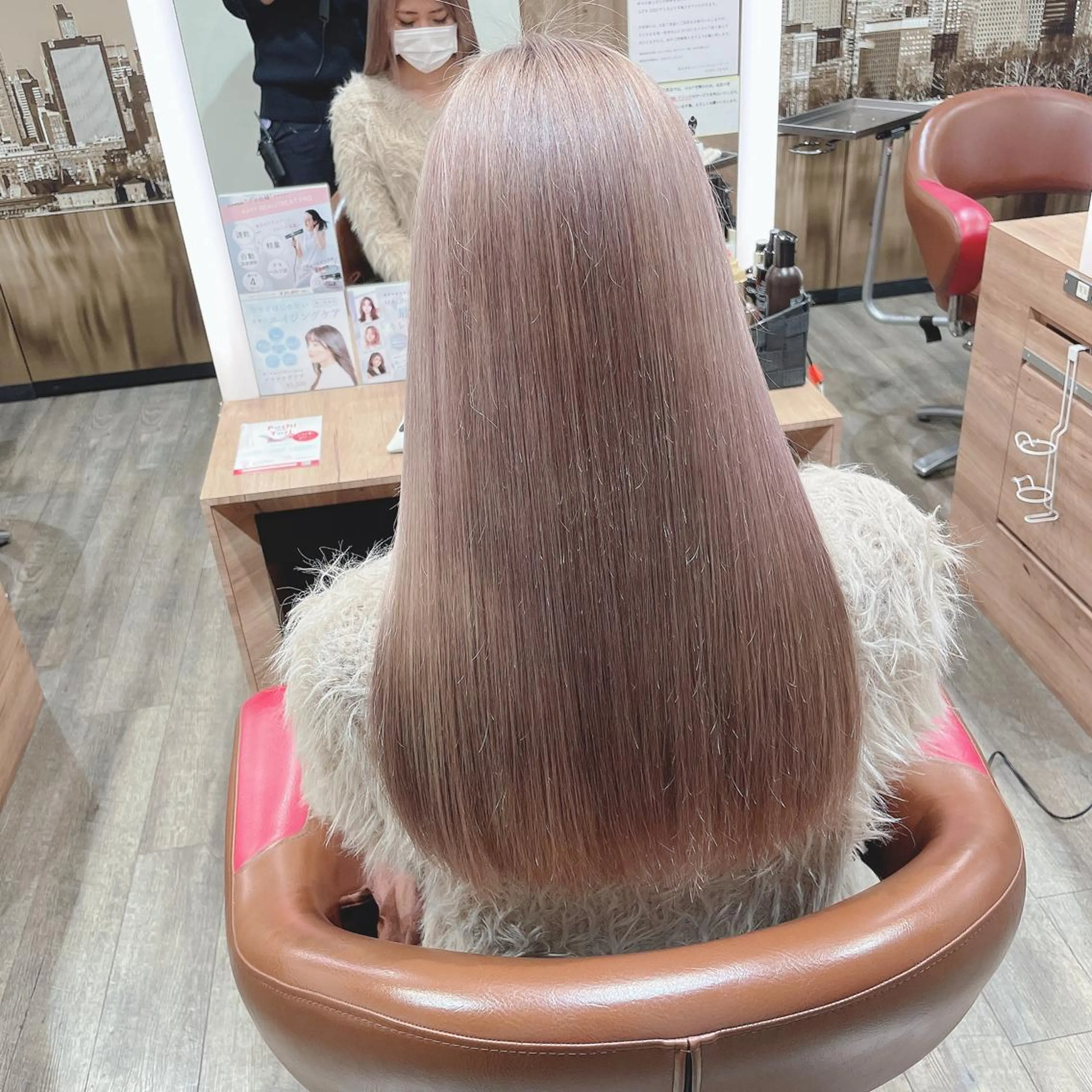 ロング カラー 大人可愛い/レイヤー /ブリーチ/溝口誠二のヘアスタイル