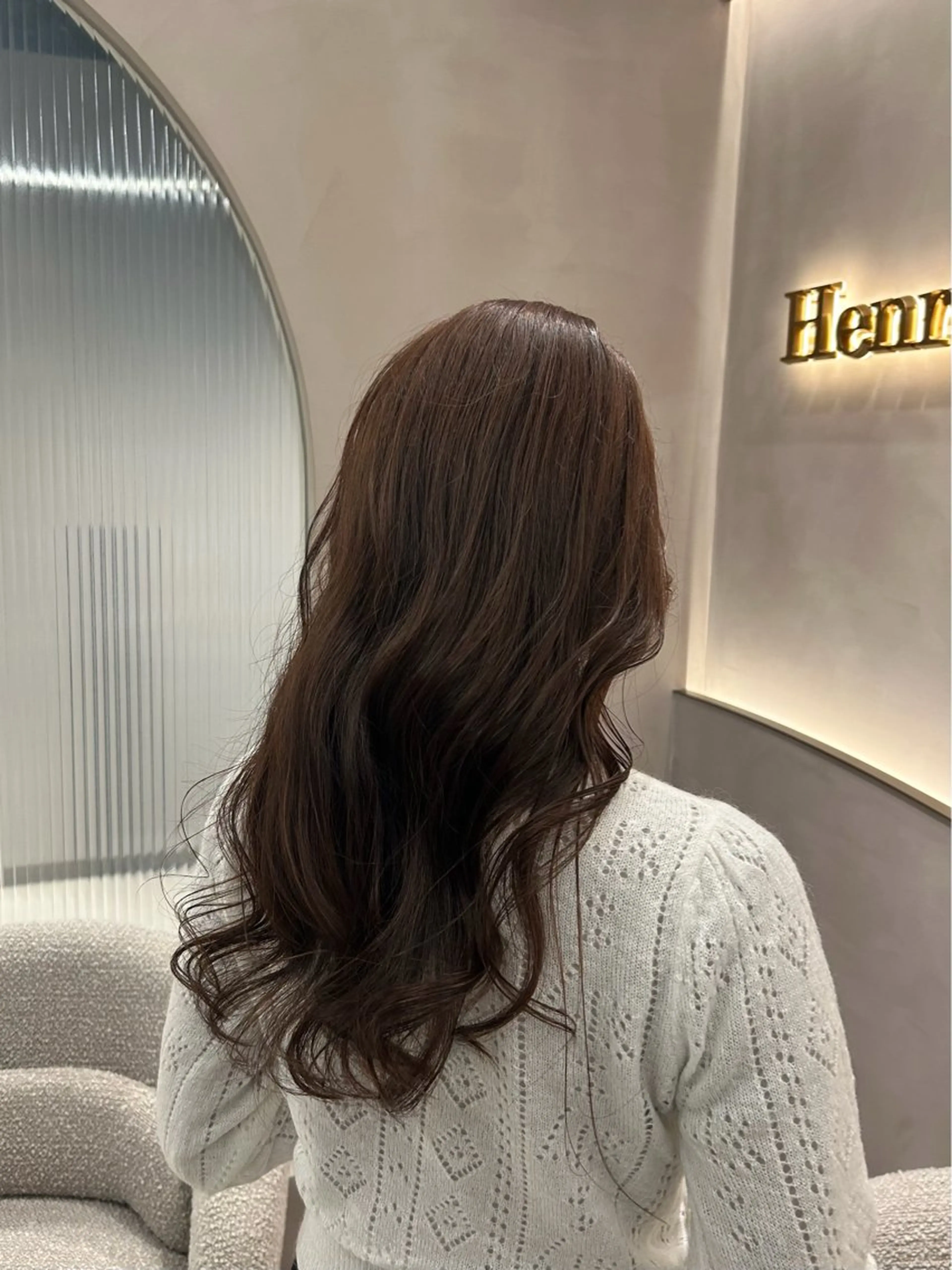 ロング 清水 結生のヘアスタイル