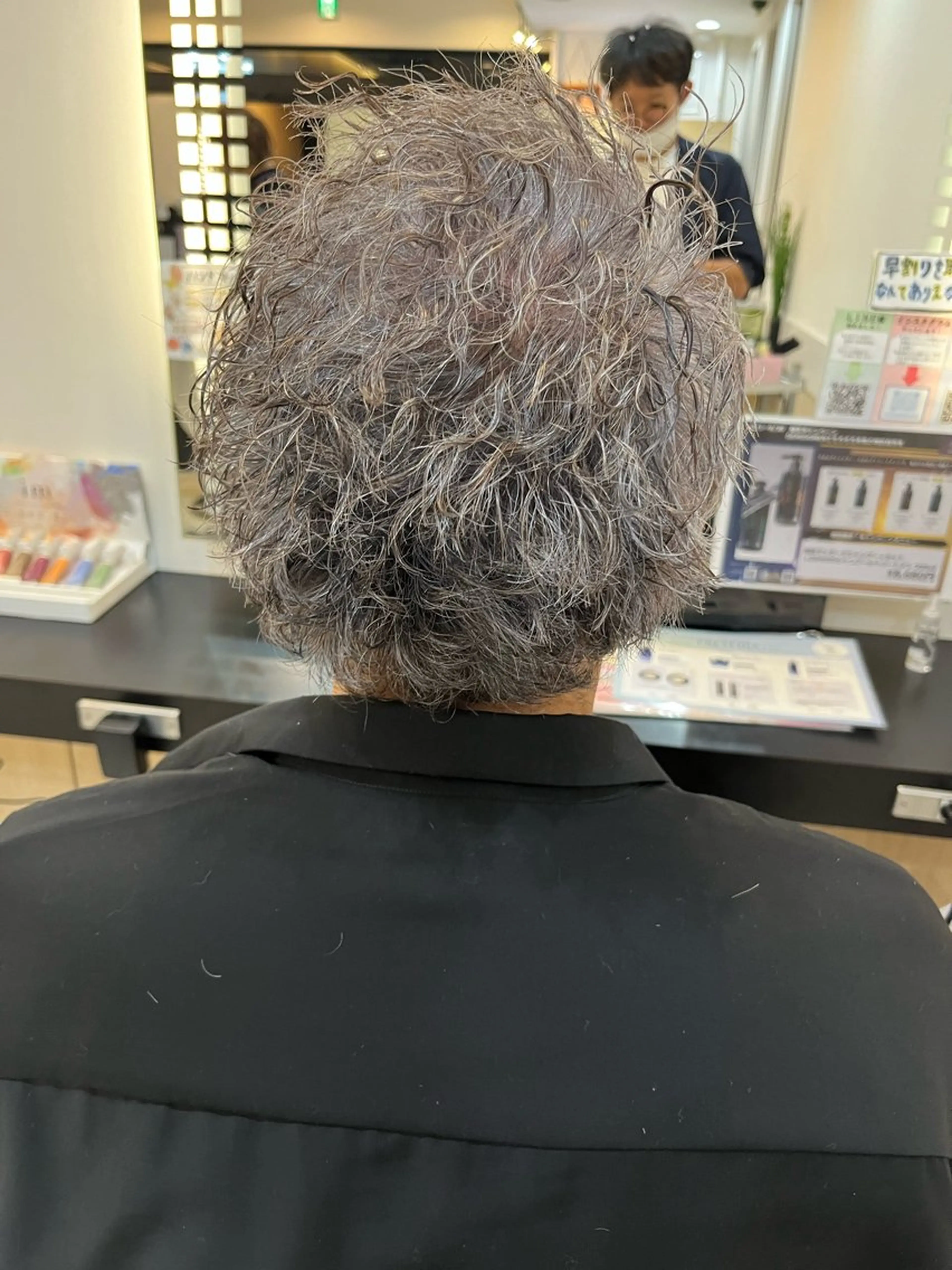 ショート カラー パーマ メンズ カット パーマ トリートメント トータルビューティー K:R鶴川のヘアスタイル