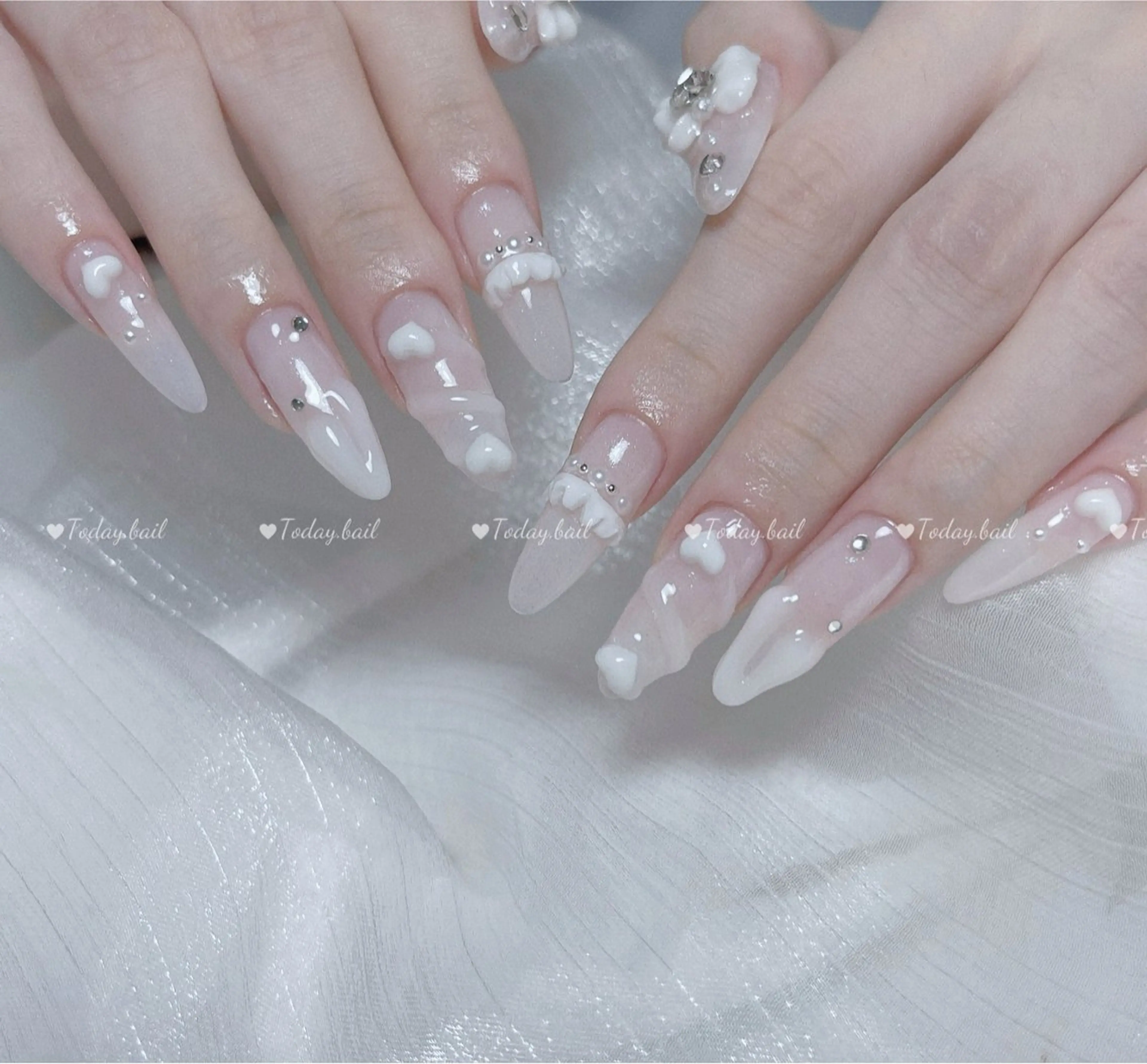 ネイル ハンドネイル 🎀Today nail💅のネイルデザイン