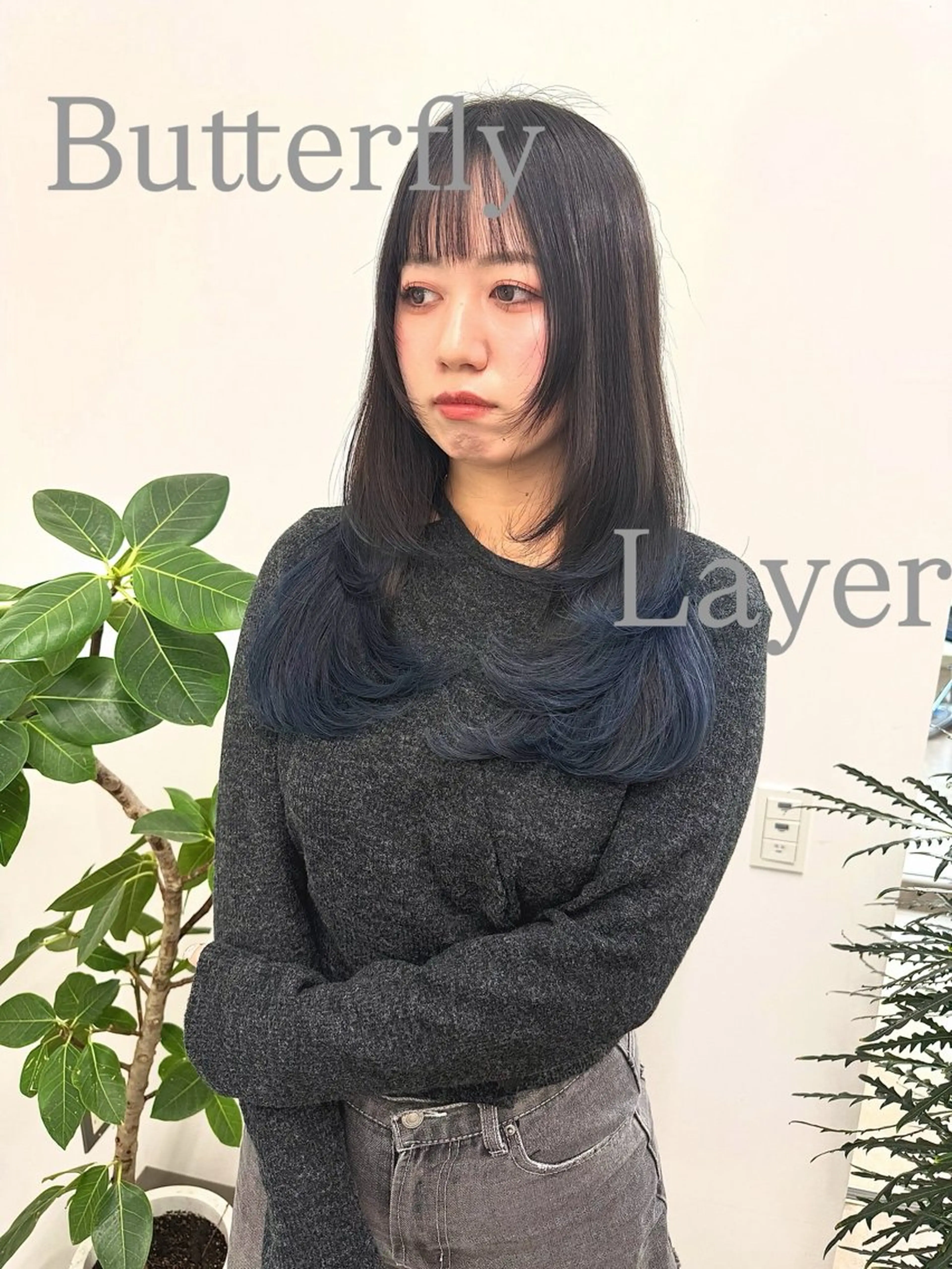 ロング 顔まわりレイヤー レイヤーカット カット ヘアカラー 📍葛西りんたろう/ ENVのヘアスタイル