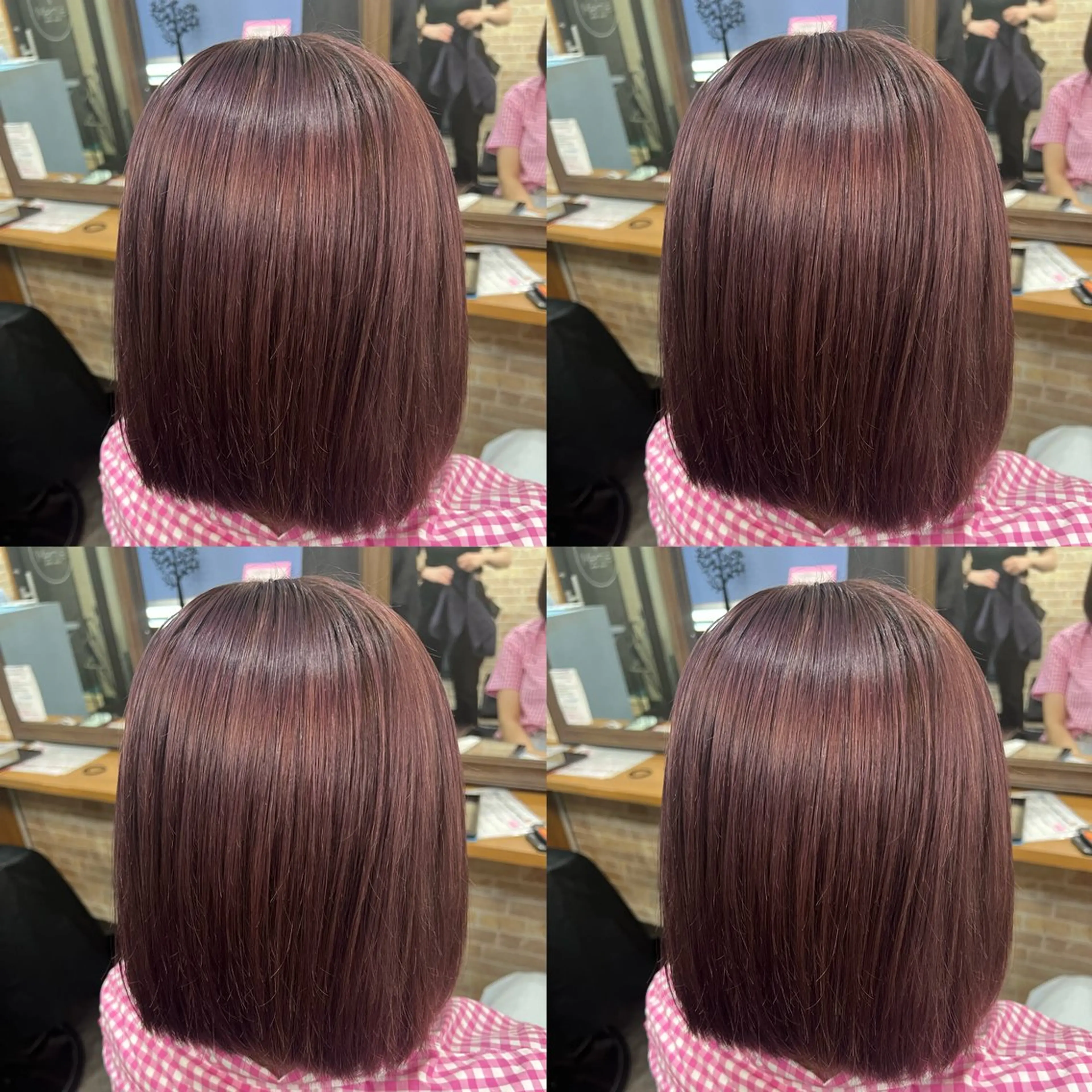 ショート ヘアカラー トリートメント 艶髪🤎 𝑺𝑬𝑵𝑹𝑰のヘアスタイル