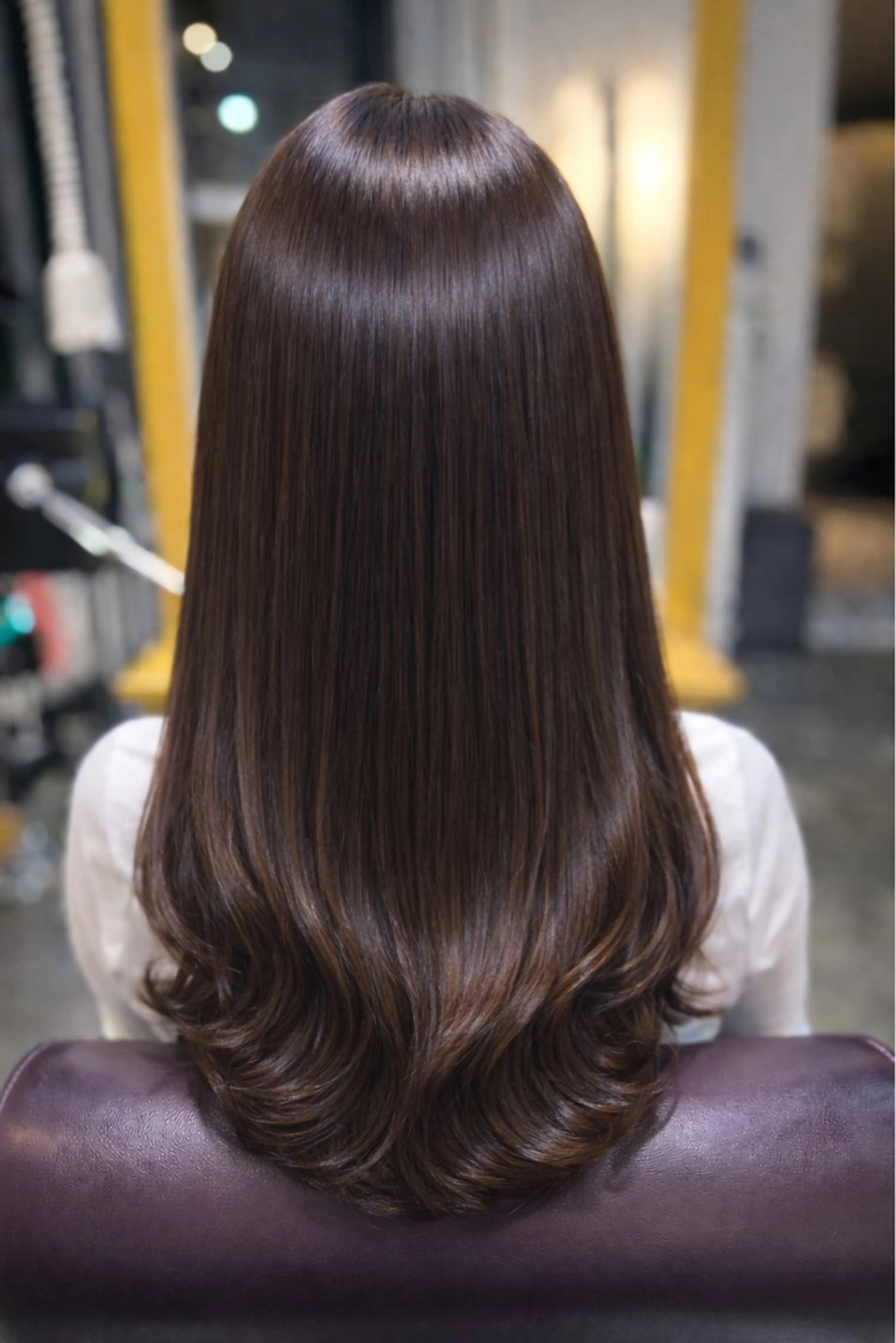 ロング カット ヘアカラー 縮毛矯正 縮毛矯正／レイヤー／ 🌼mizukiのヘアスタイル
