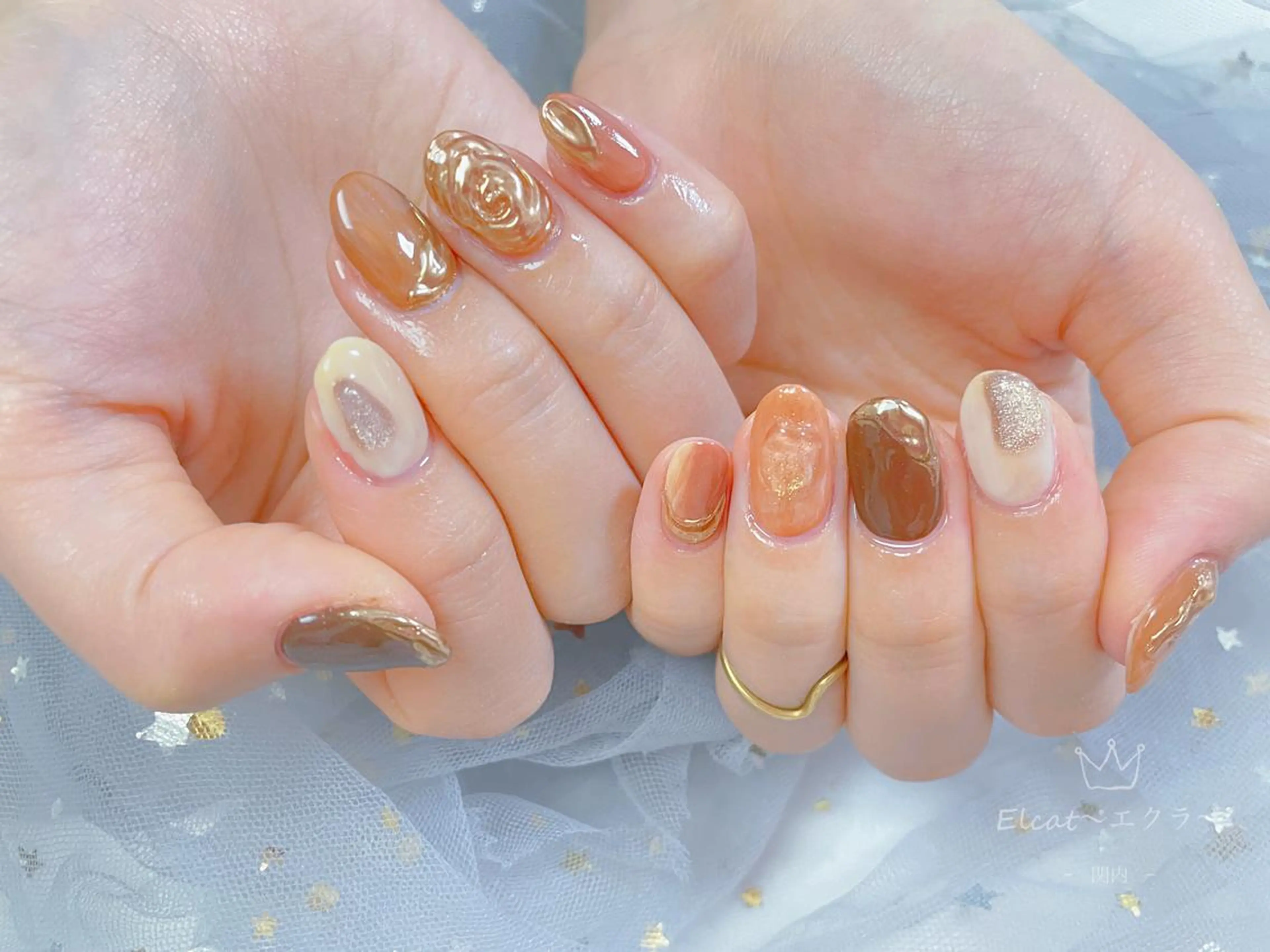 ネイル ハンドネイル ネイルサロン エクラ 🌹【スカルプ専門】のネイルデザイン