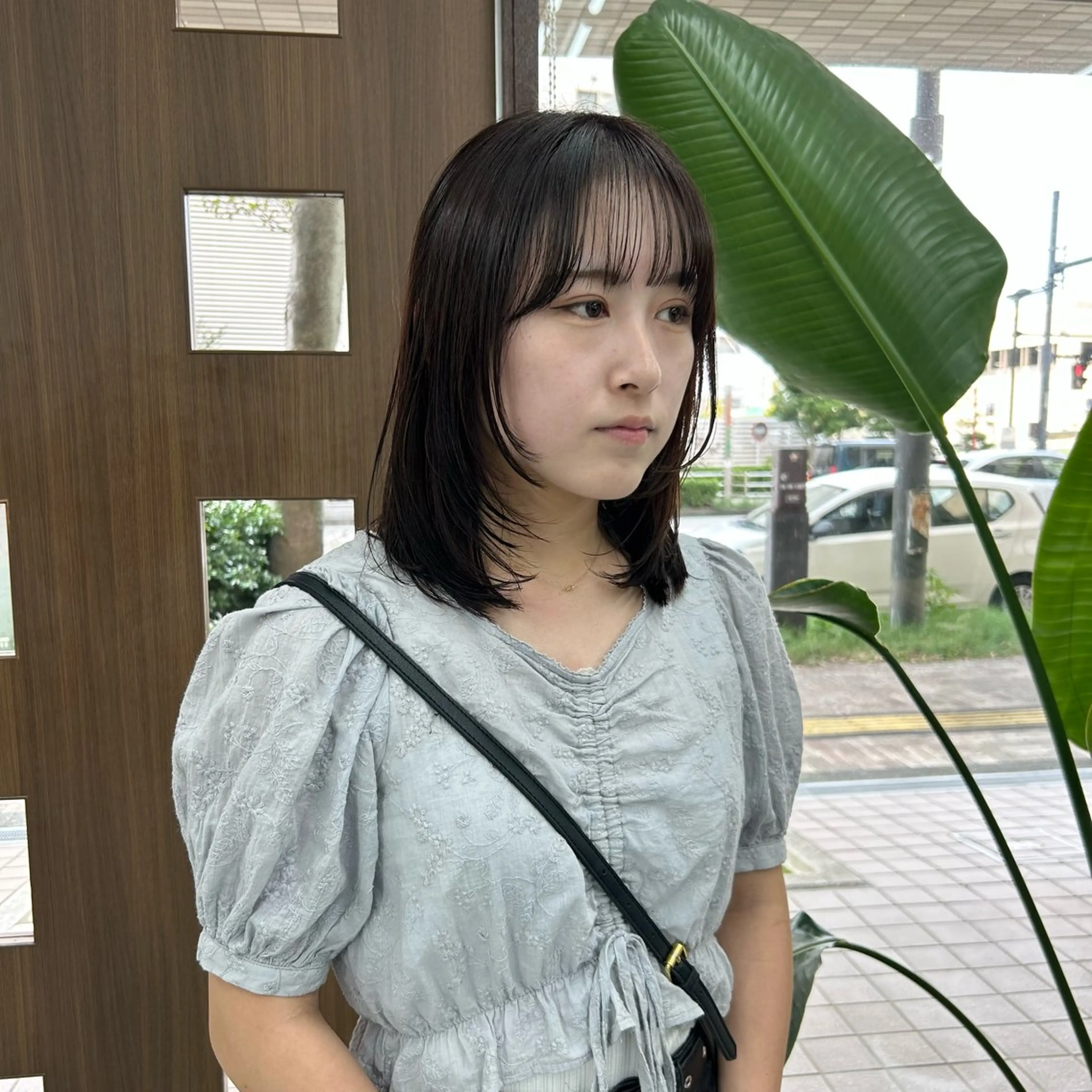 ミディアム レイヤーカット ダブルカラー/韓国 ヘア/さわのあかねのヘアスタイル