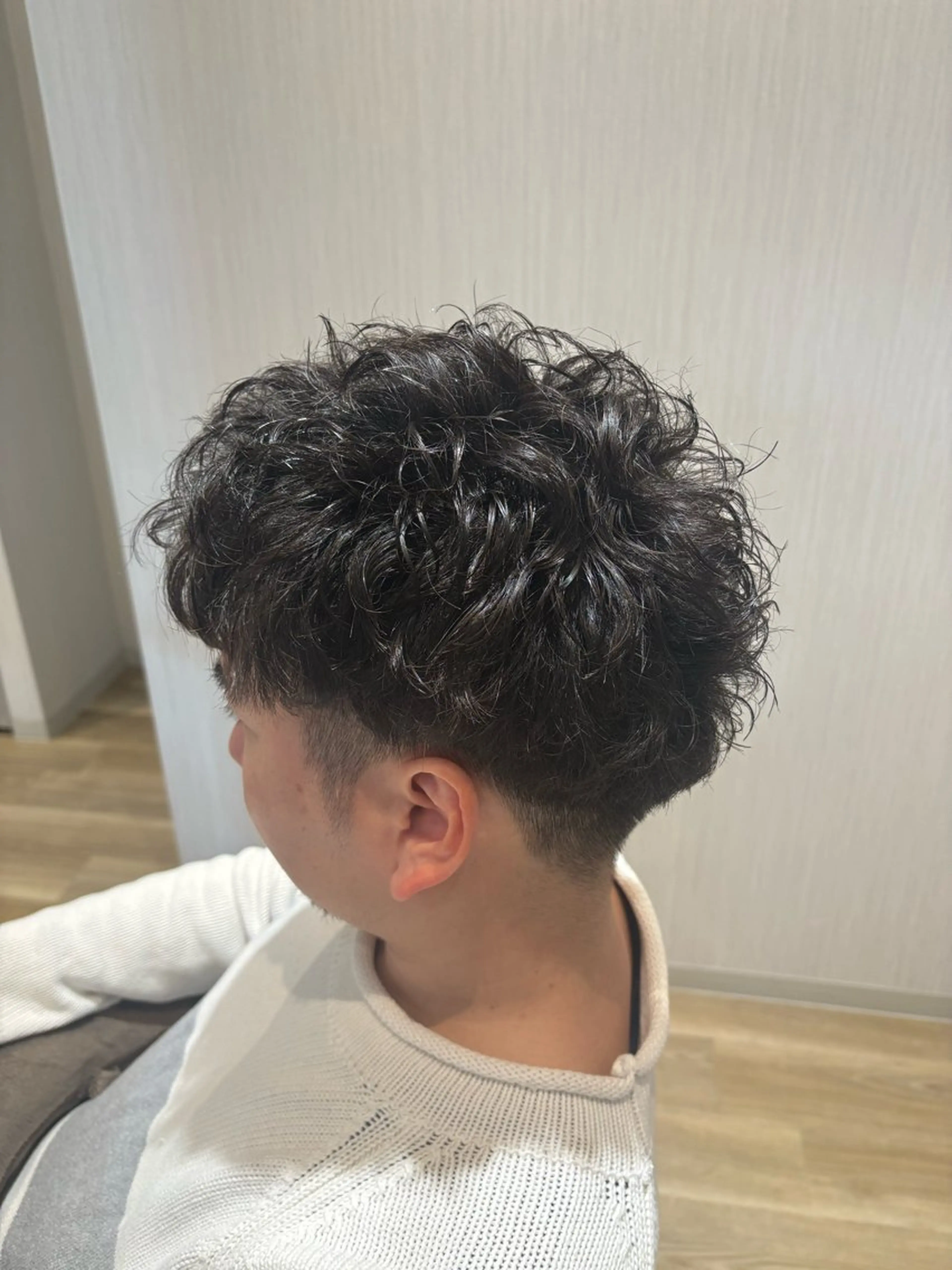 ショート パーマ くせ毛 カット パーマ ヘッドスパ 韓国風ヘア🤍/頭皮 ケア🫧　Chikaのヘアスタイル