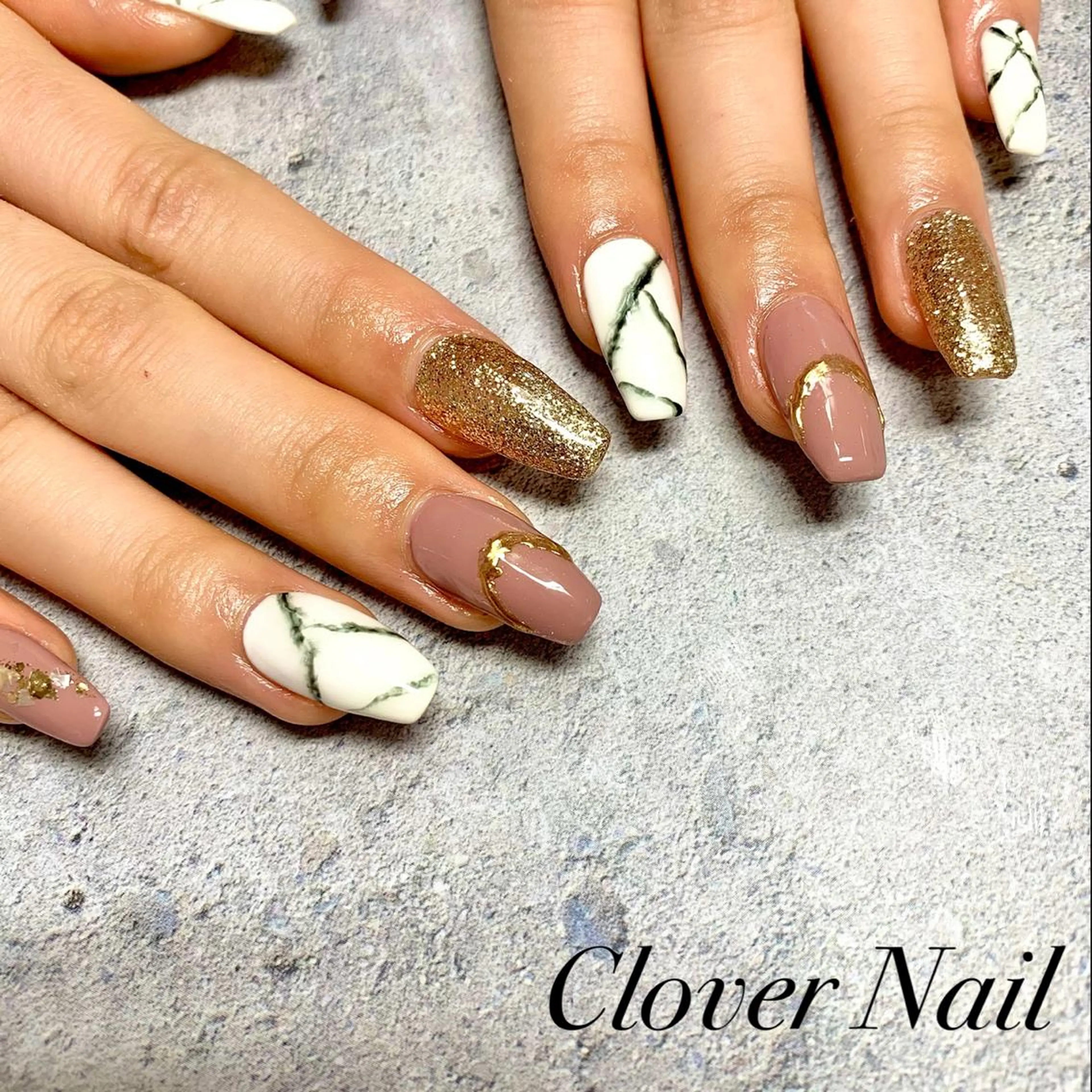 ネイル ハンドネイル clover nailのネイルデザイン
