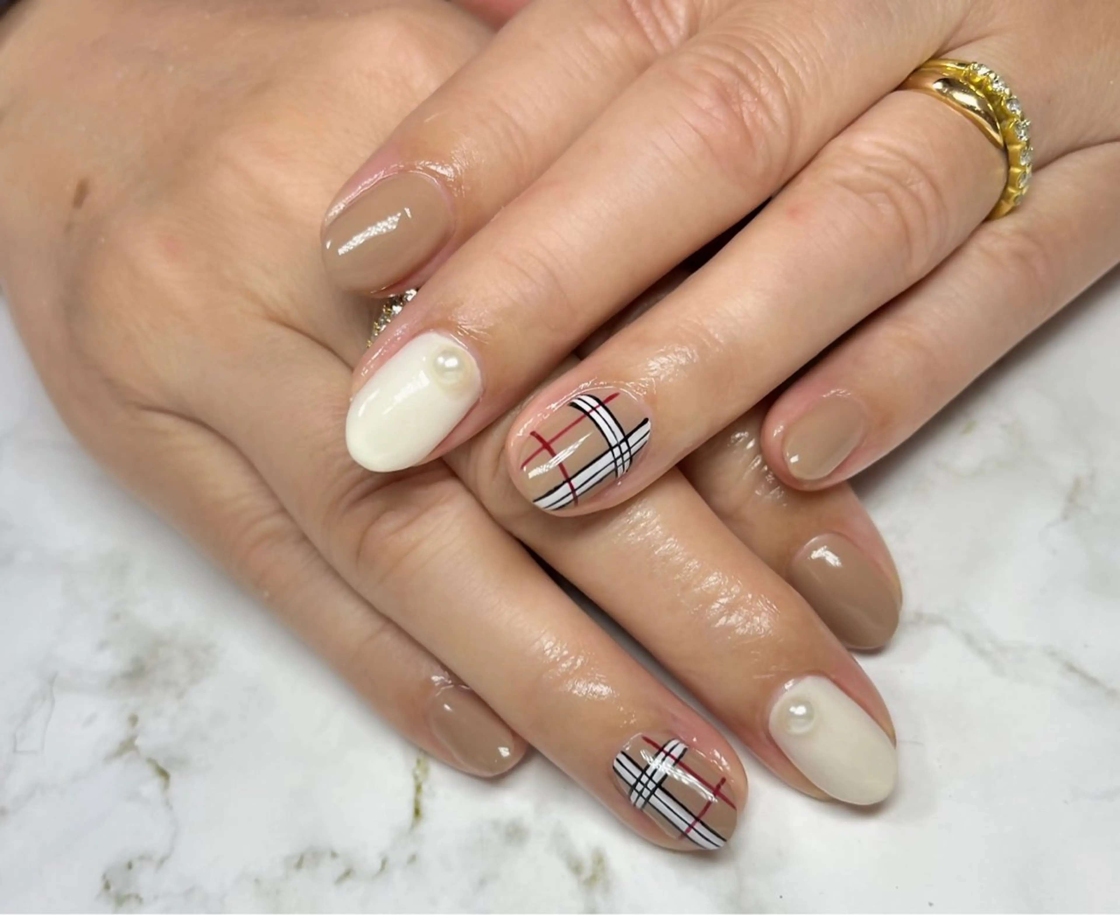 ⭐︎初回オフ無料⭐︎持ち込みデザインアートパーツ4本まで(ハンドorフット)の写真