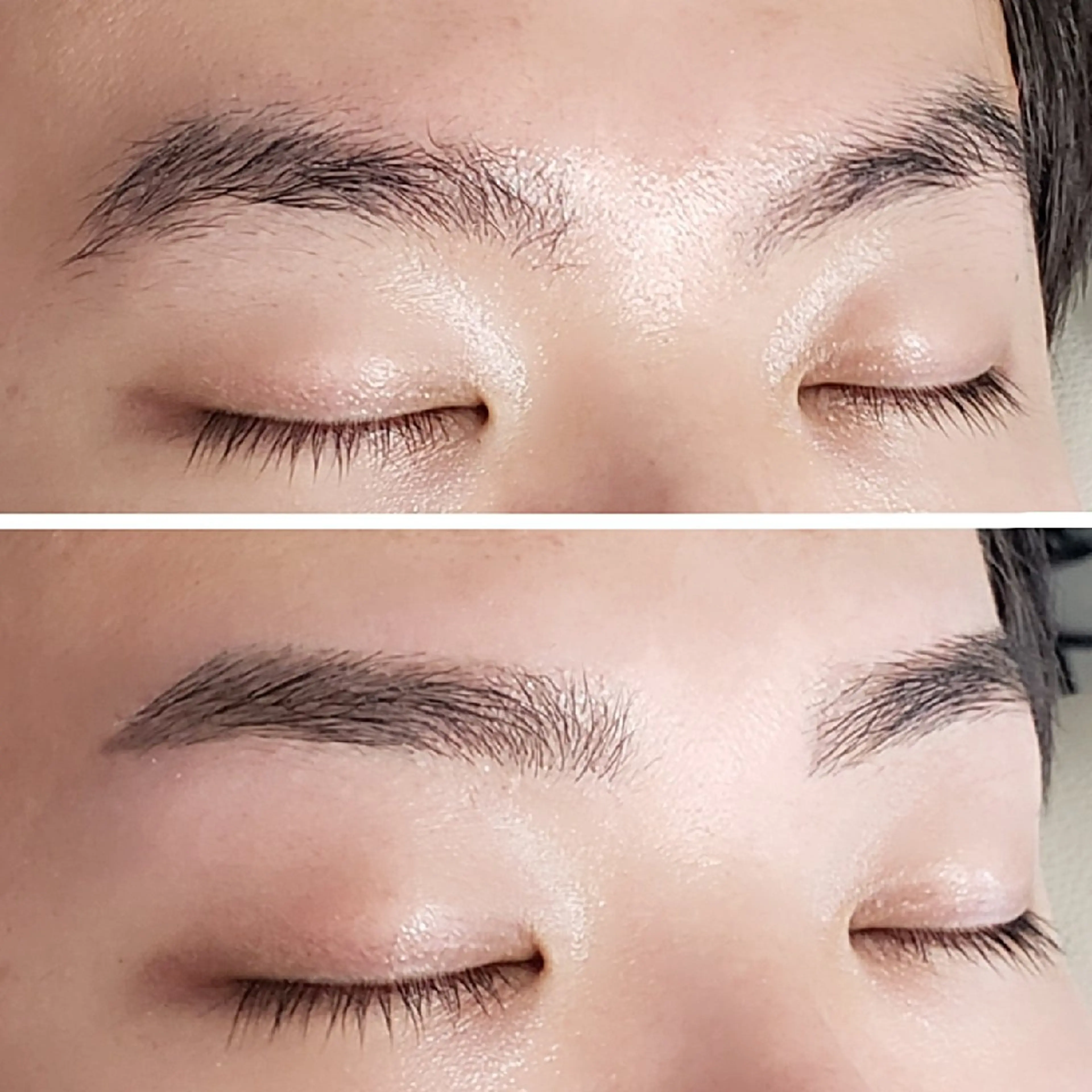 【men'sアイブロウWAX】間引き・カット込みの写真