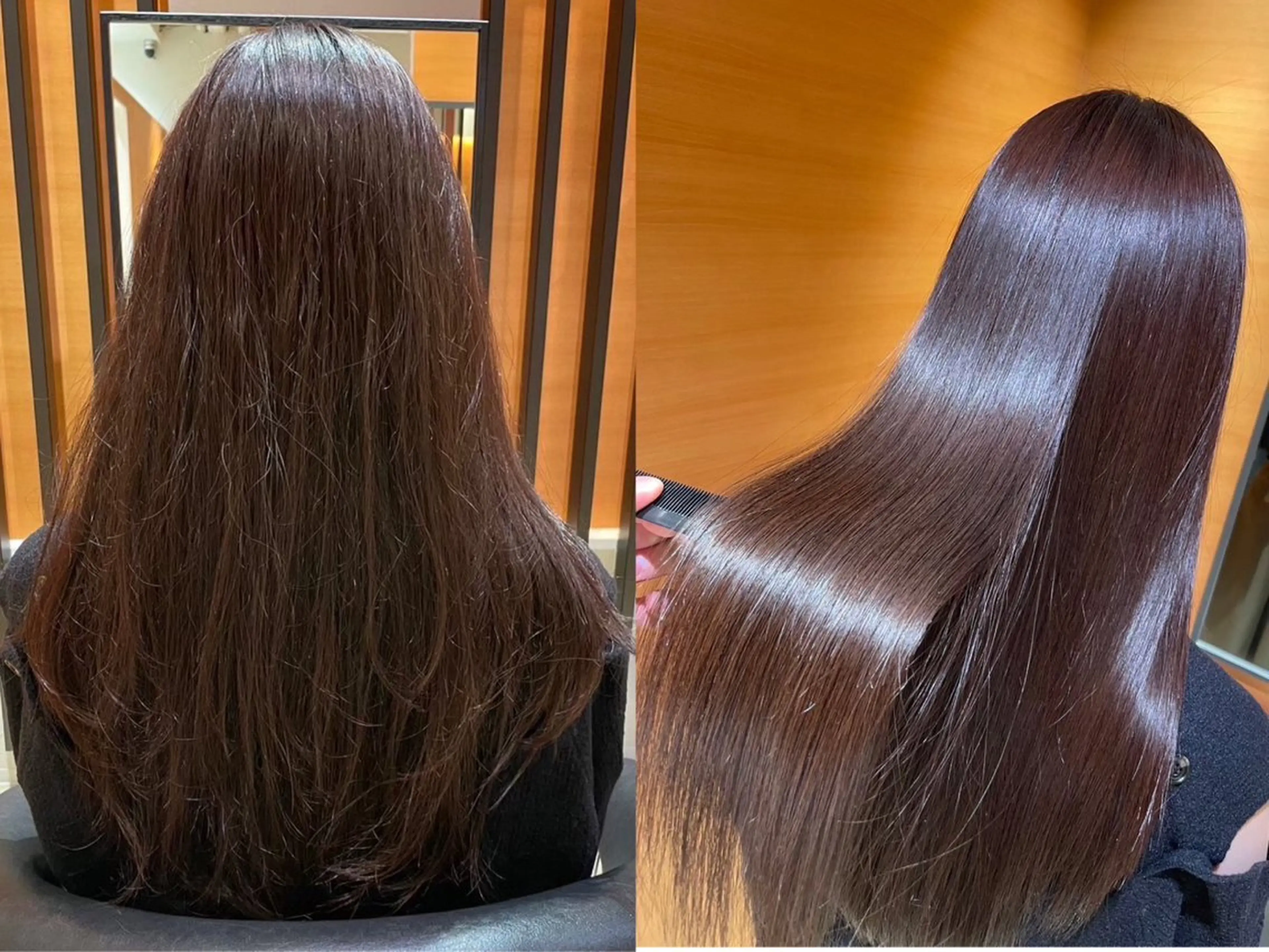 ロング カラー 顔まわりレイヤー 韓国風ヘア レイヤーカット ウルフカット ウルフレイヤー レイヤー/艶カラー /韓国ヘア/高松のヘアスタイル