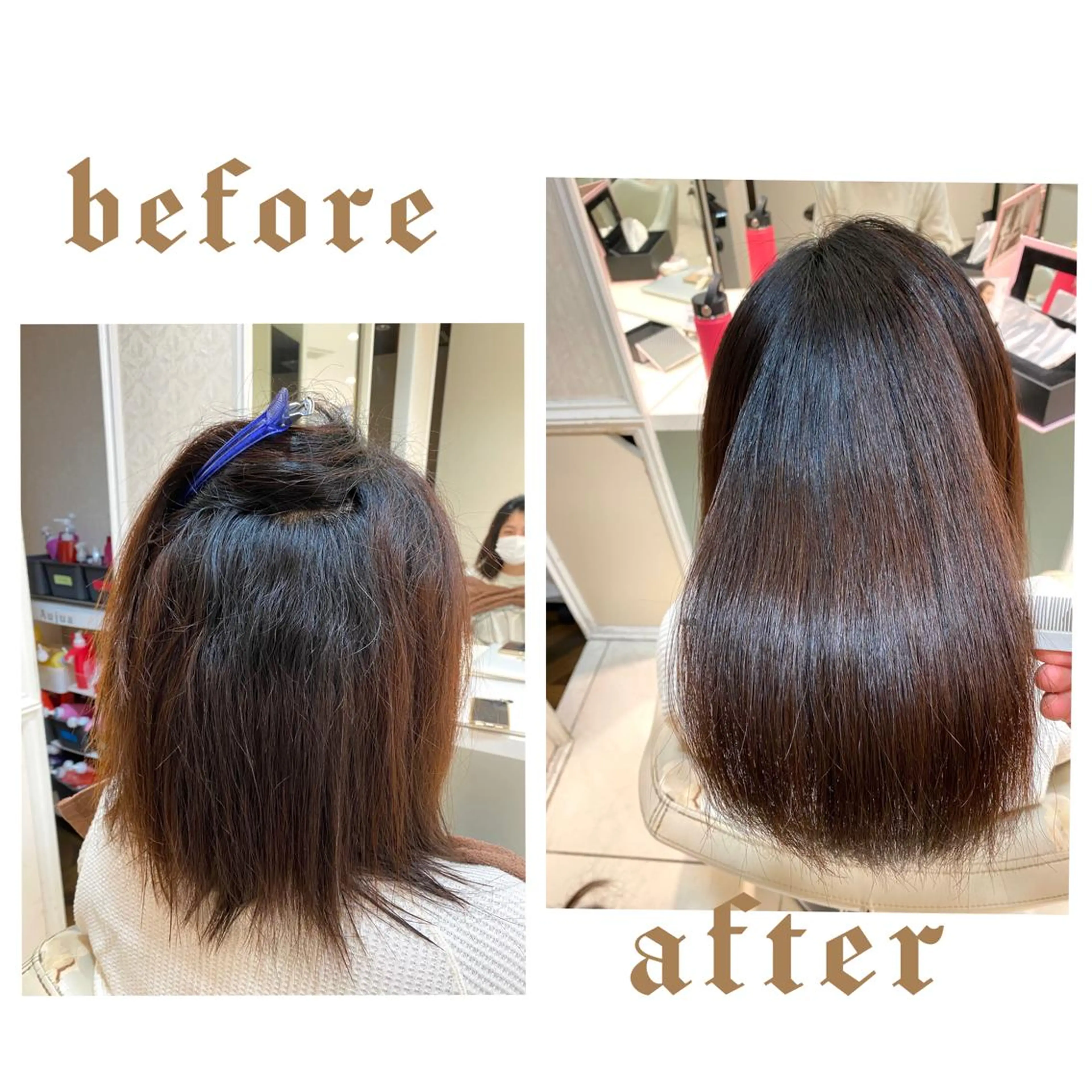 ミディアム 縮毛矯正 💎髪質改善/縮毛矯 正特化💎鈴木一寿のヘアスタイル