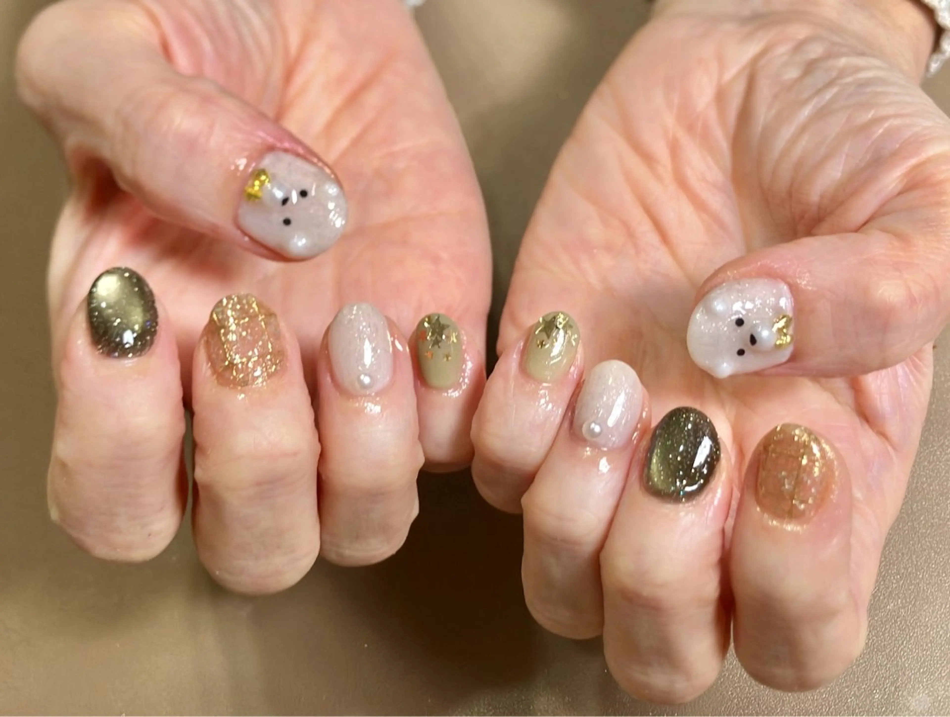 ネイル ハンドネイル たまプラーザ ANZUのネイルデザイン