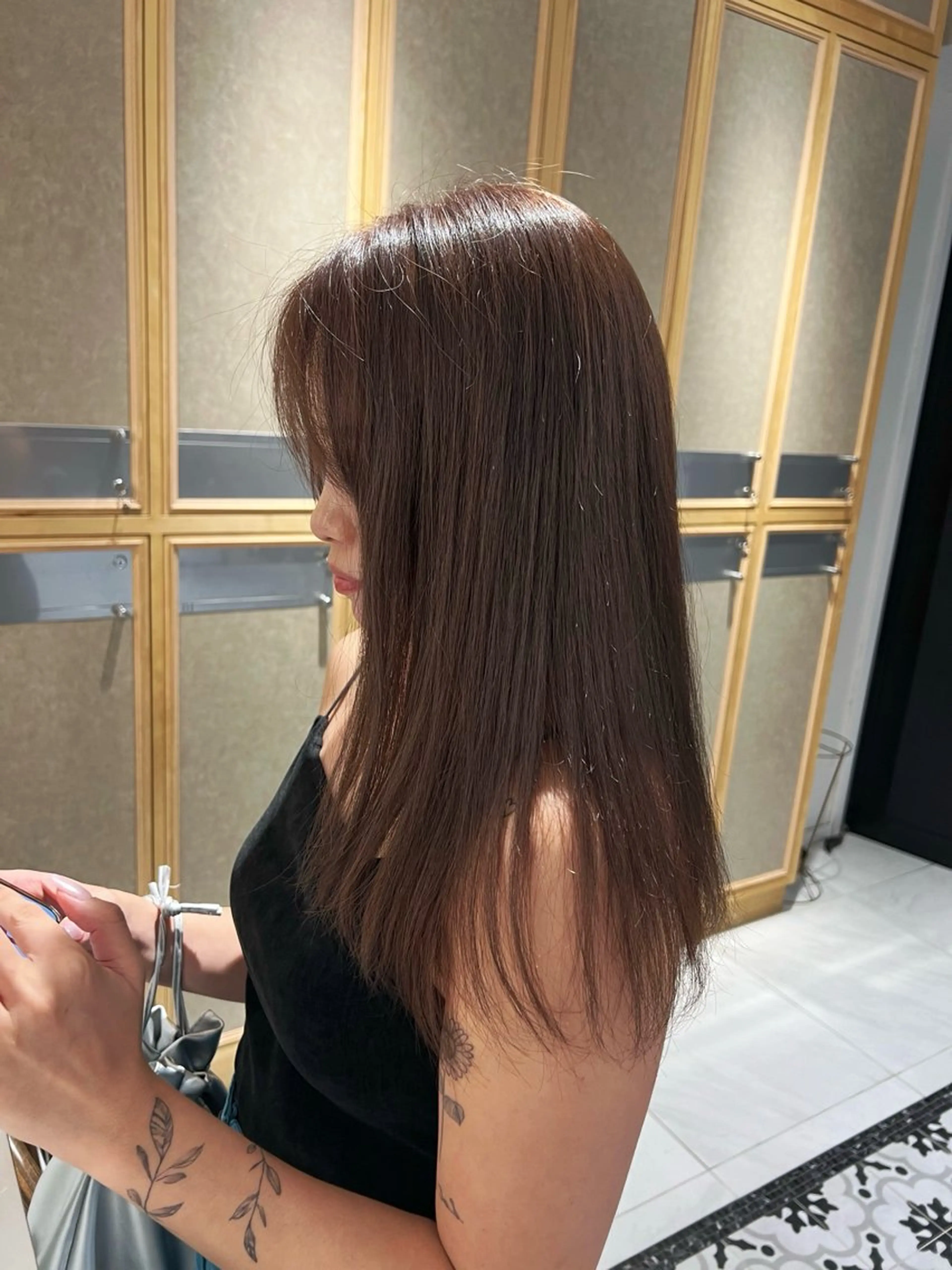 ロング ブリーチ/ブラウン 🤎MIREのヘアスタイル