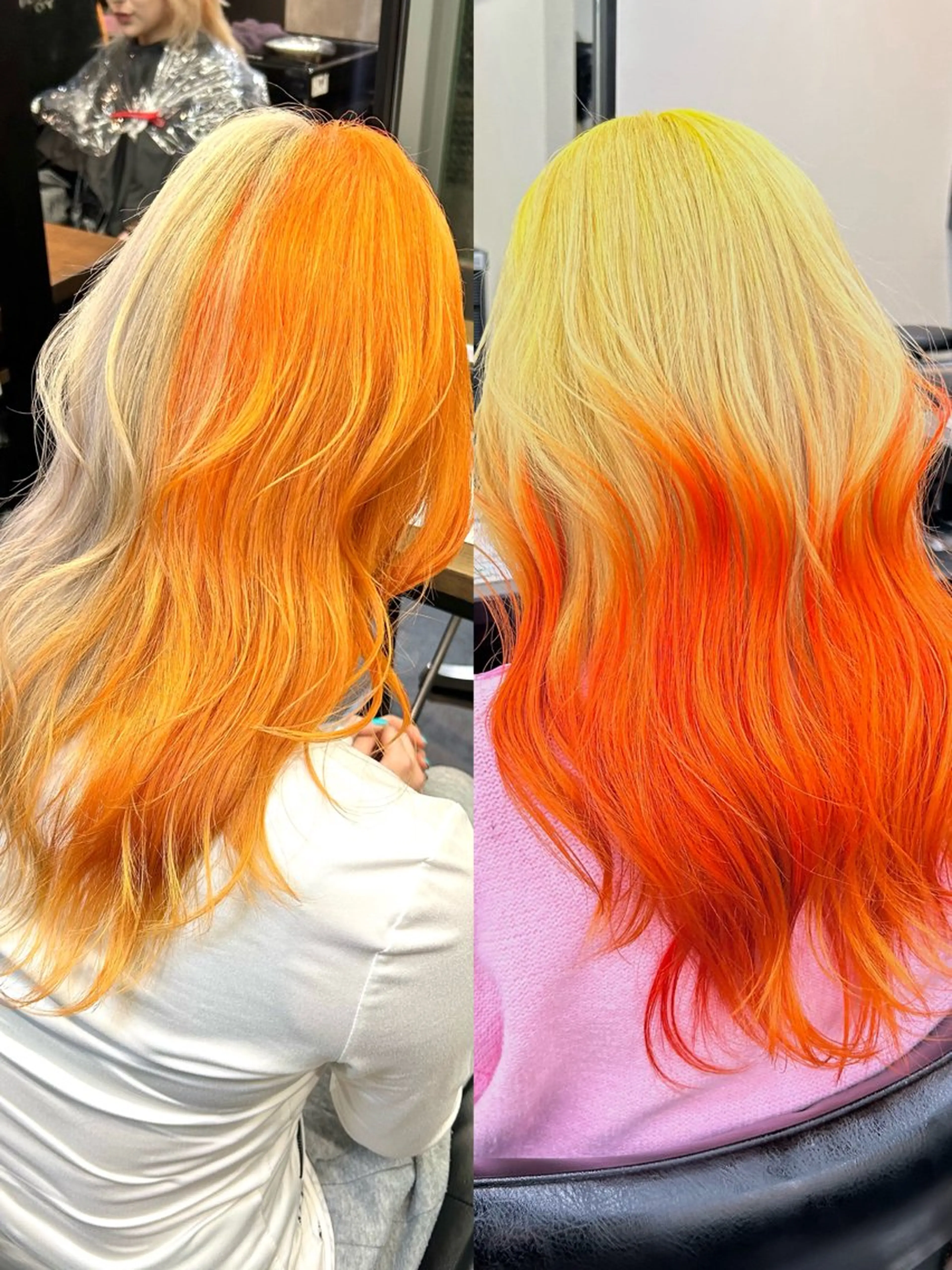 ロング ヘアカラー トリートメント 鈴木 華奈のヘアスタイル