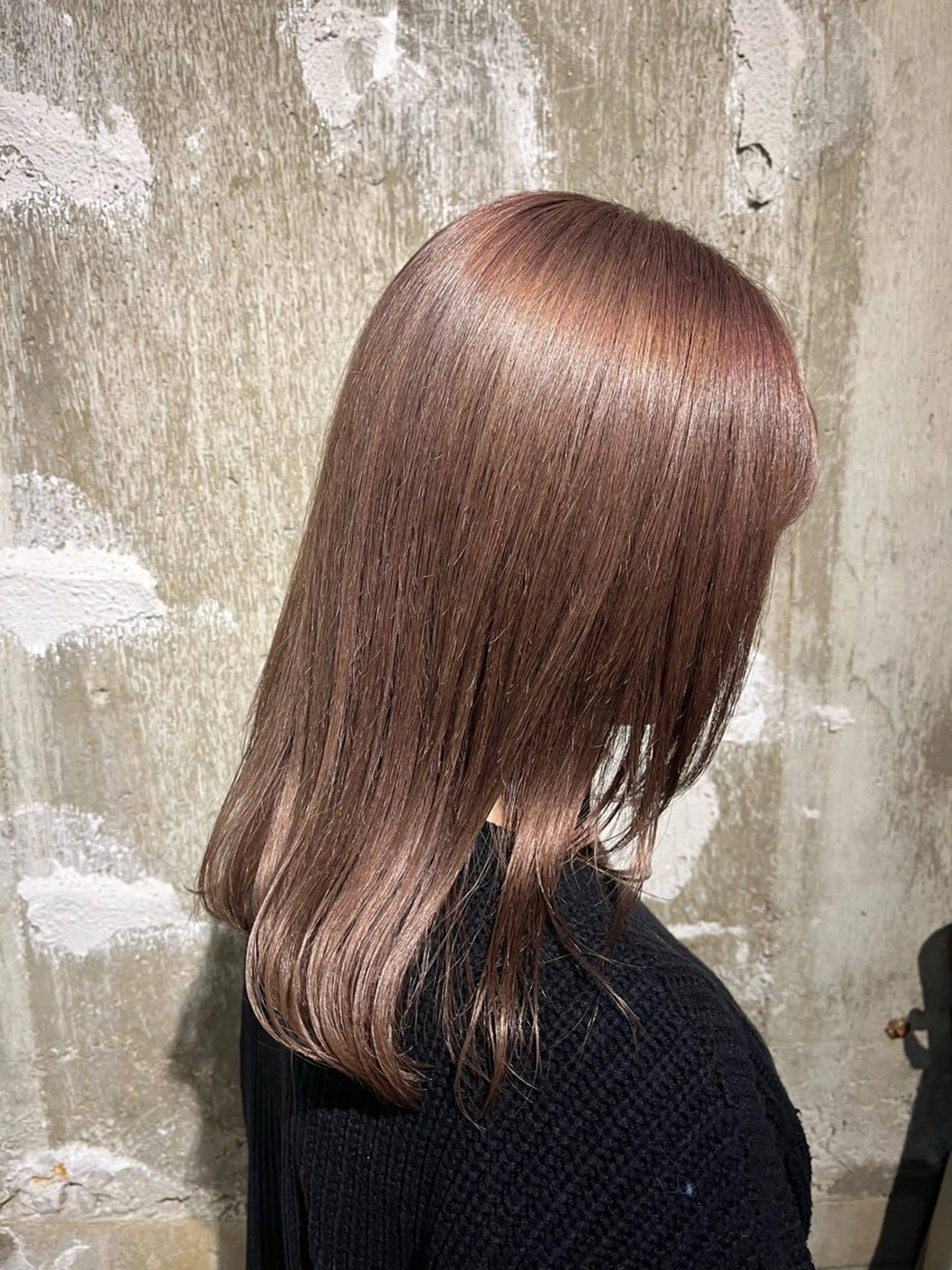 カラー ベージュカラー ダブルカラー ピンクカラー ピンクベージュ HIKARI / カットモデル募集中のヘアスタイル