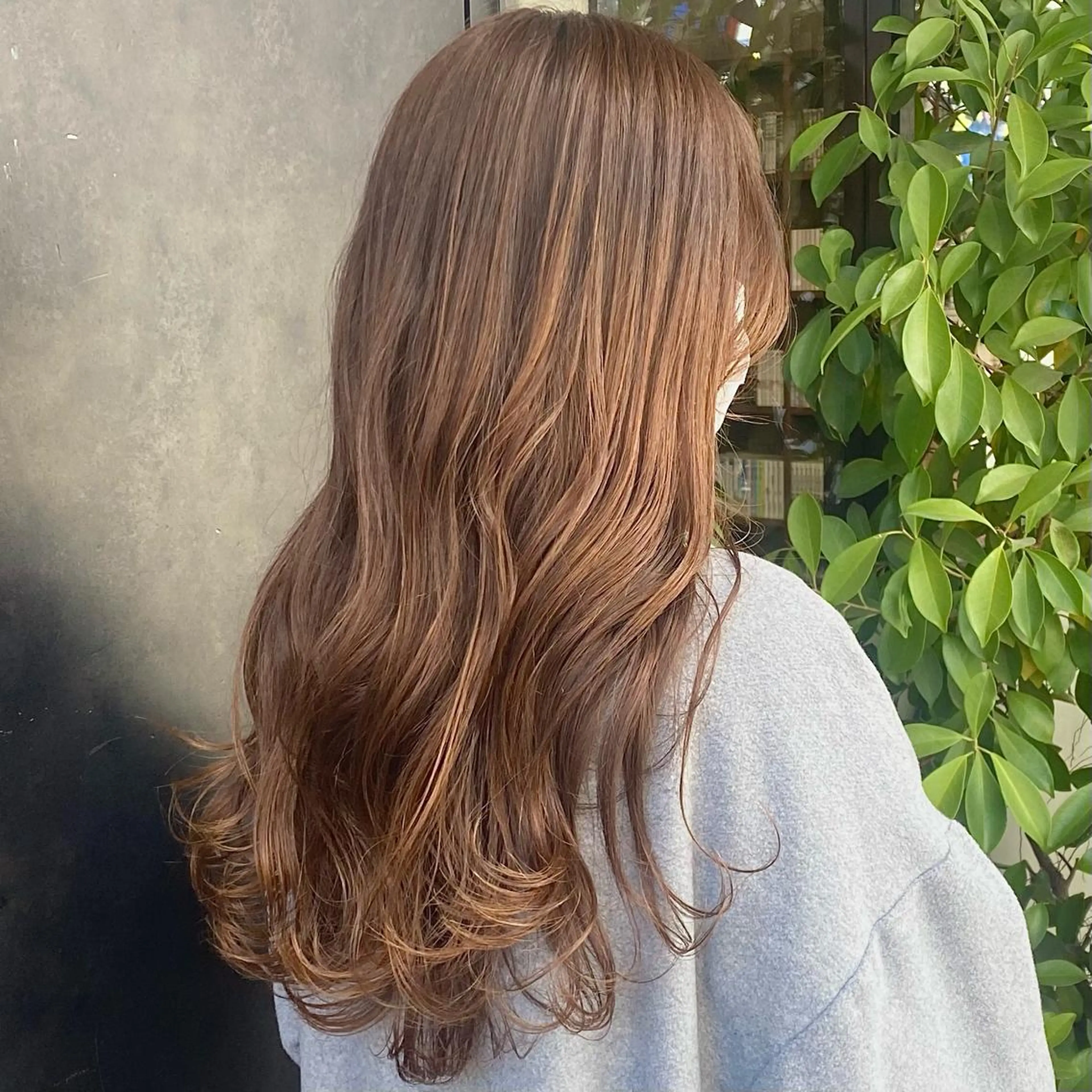 ロング カラー カット ヘアカラー トリートメント 比嘉 陽のヘアスタイル