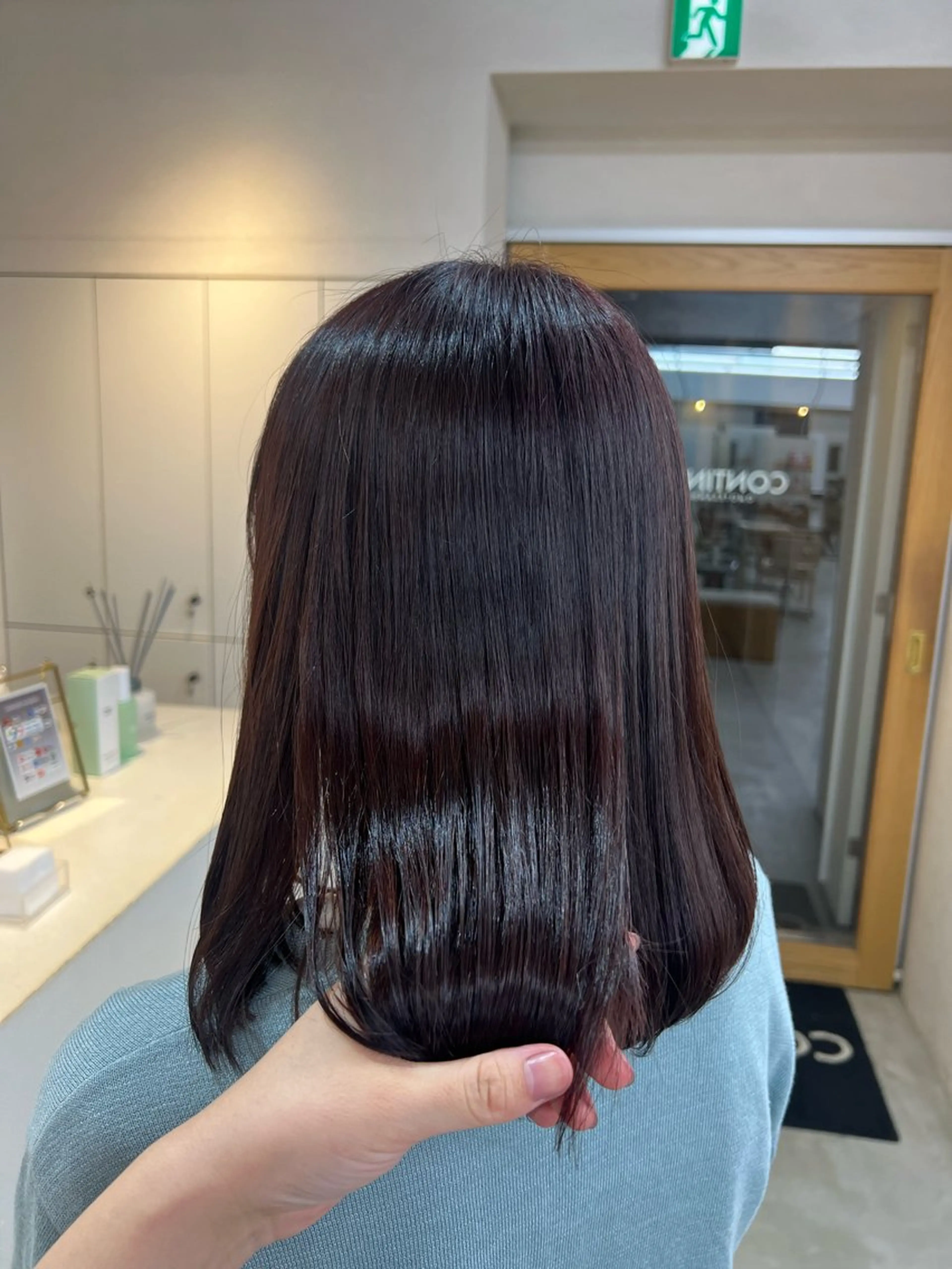 ミディアム ヘアカラー トリートメント 表参道/kozue/ 艶髪/髪質改善のヘアスタイル