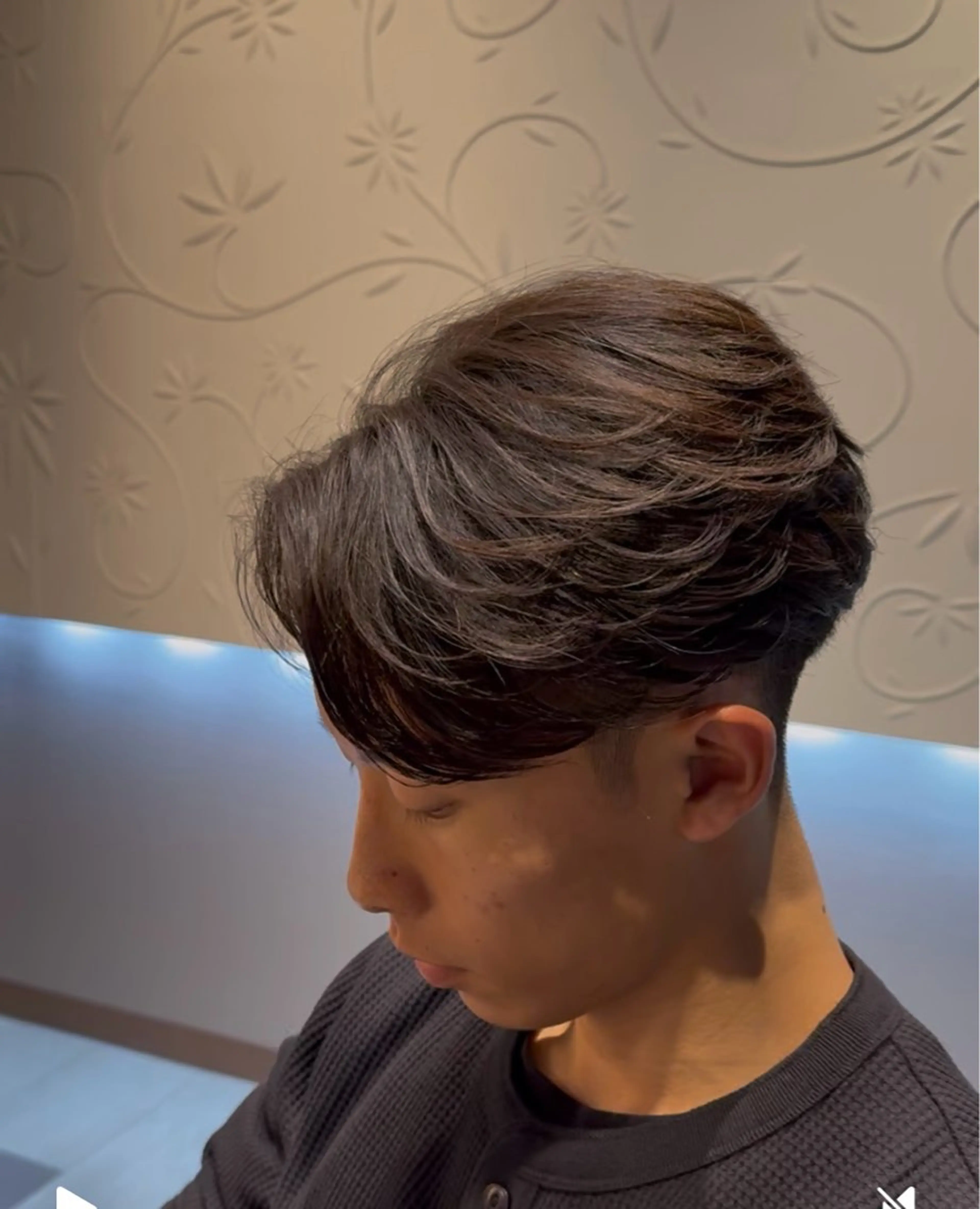 パーマ メンズ フェザーパーマ メンズパーマ 縮毛矯正 メンズパーマ特化🔥 岩内皓大のヘアスタイル