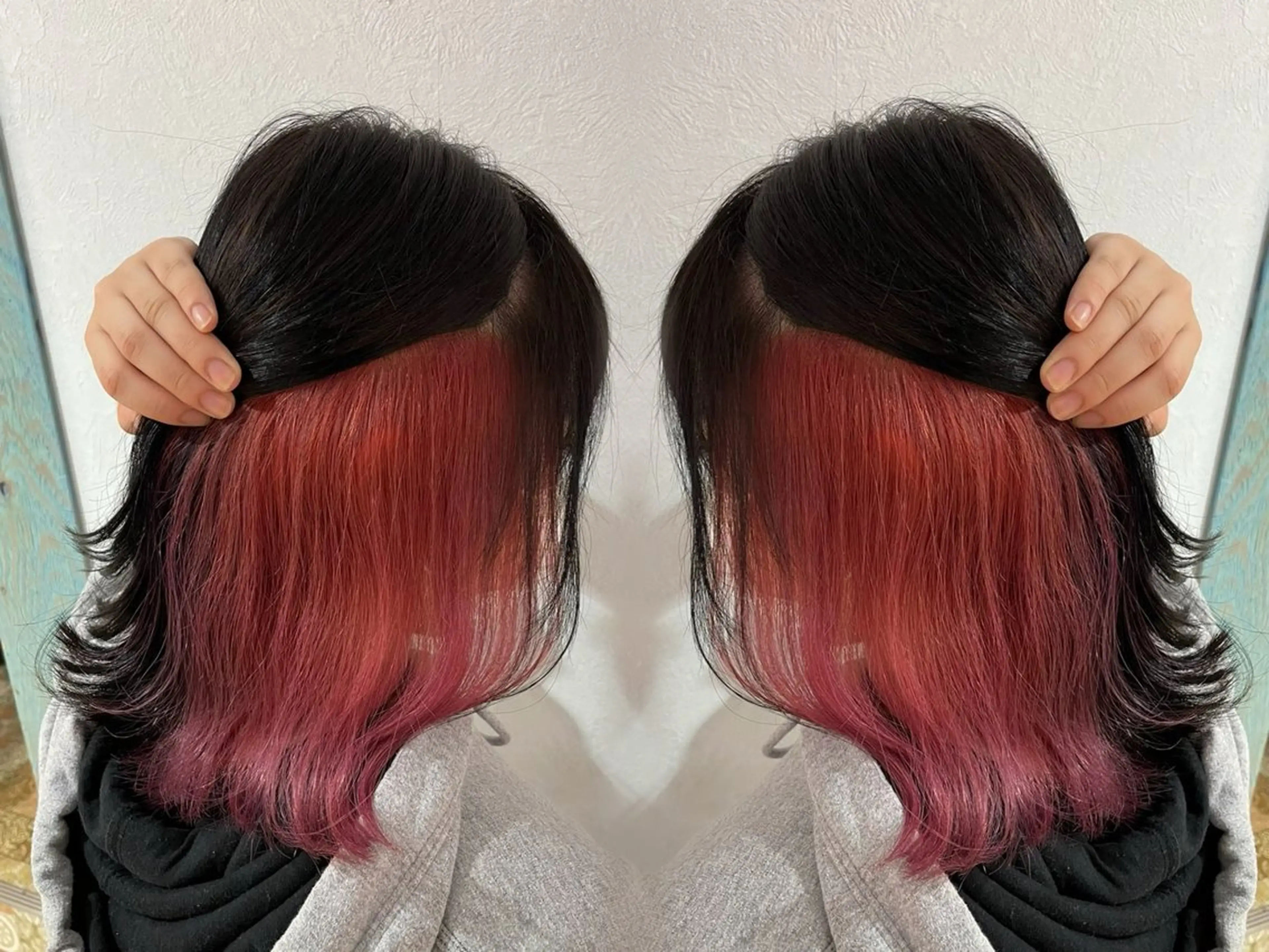 ミディアム カラー ヘアカラー もえな 💋👼🏻のヘアスタイル