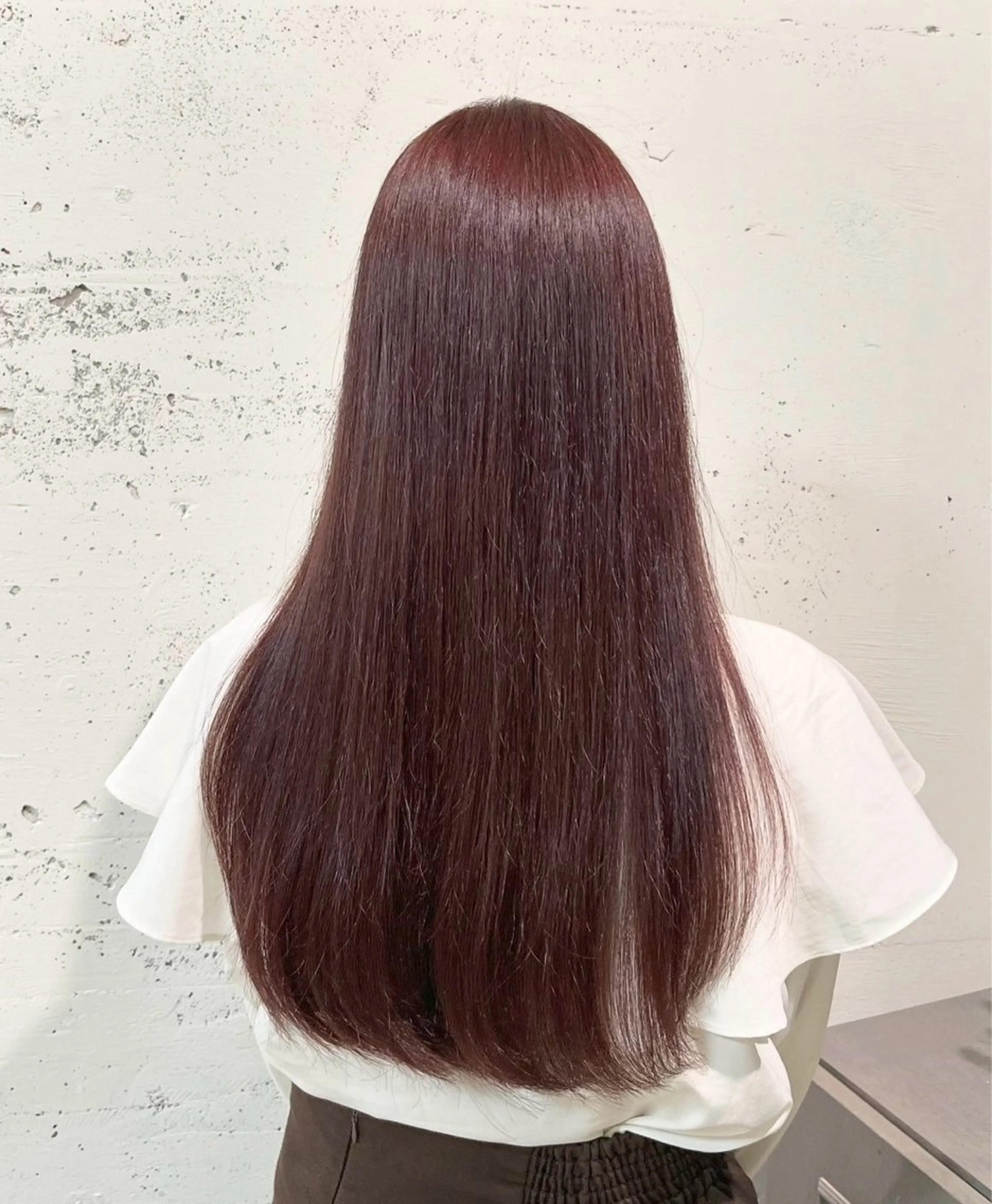 ロング カラー 透明感カラー🎀／ 寒色カラー／マツエクのヘアスタイル