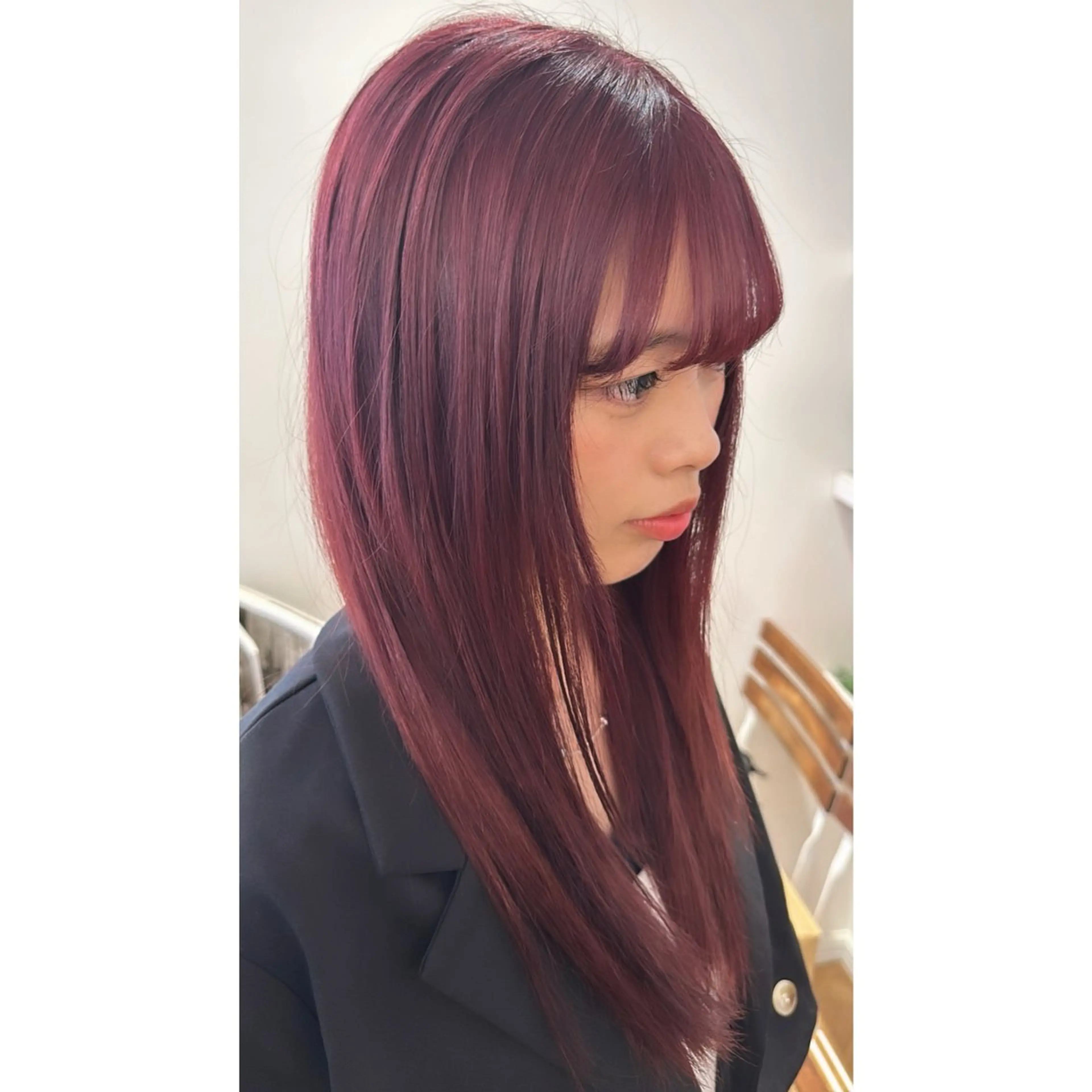 カット+ダブルカラーの写真