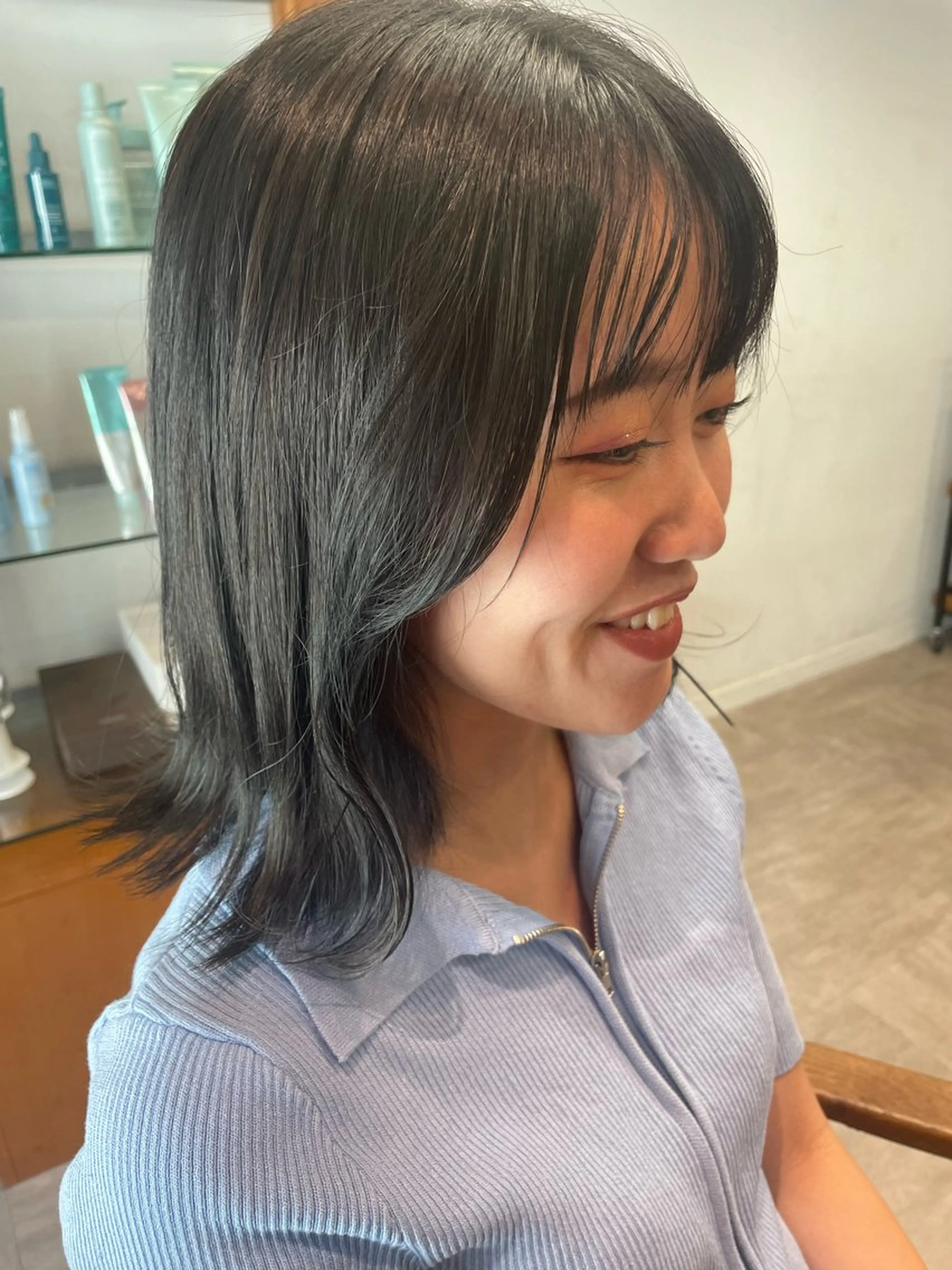 ミディアム PANOLA下北沢 中川夢菜のヘアスタイル