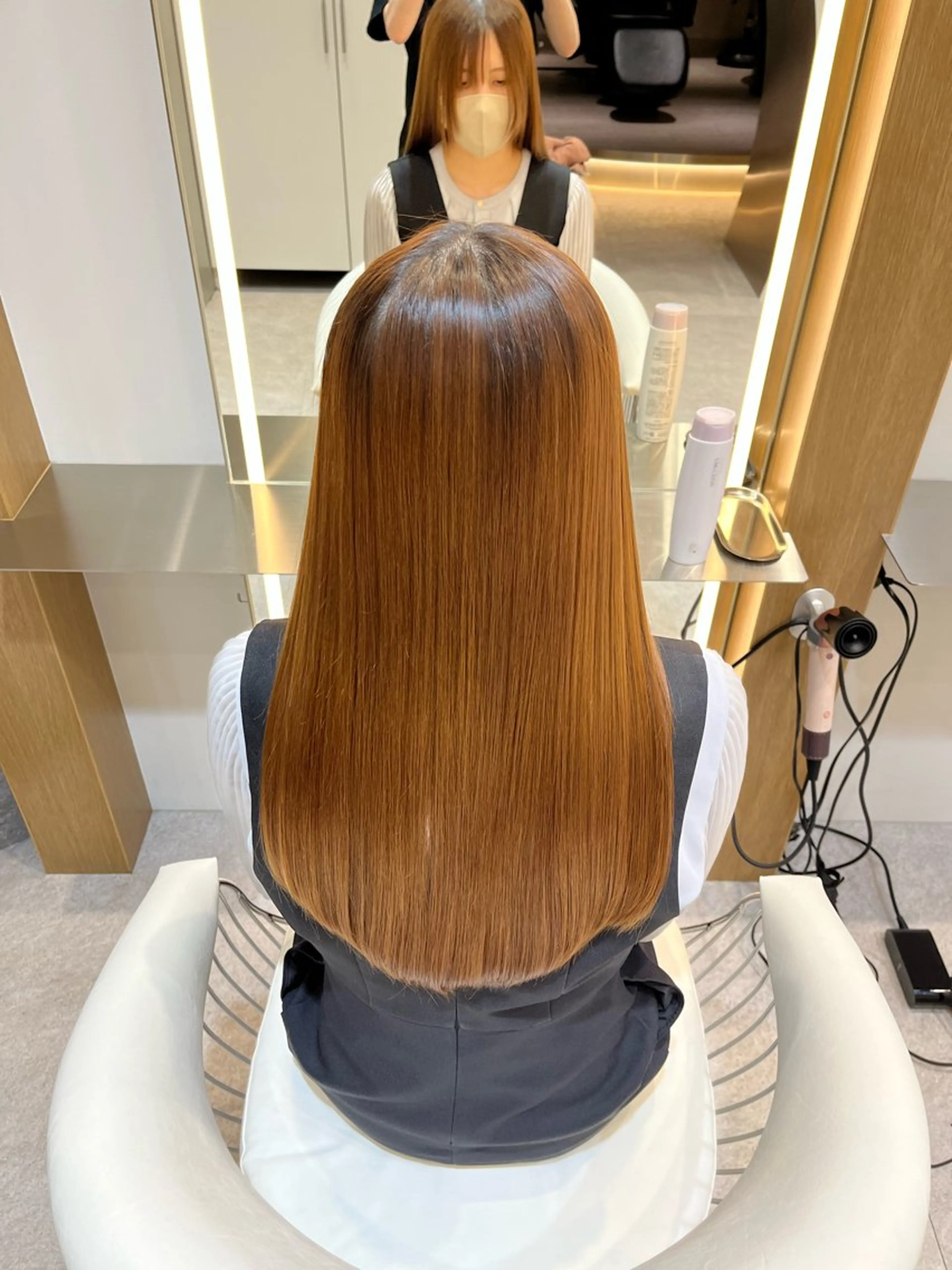 ロング カラー 八幡 空乃のヘアスタイル