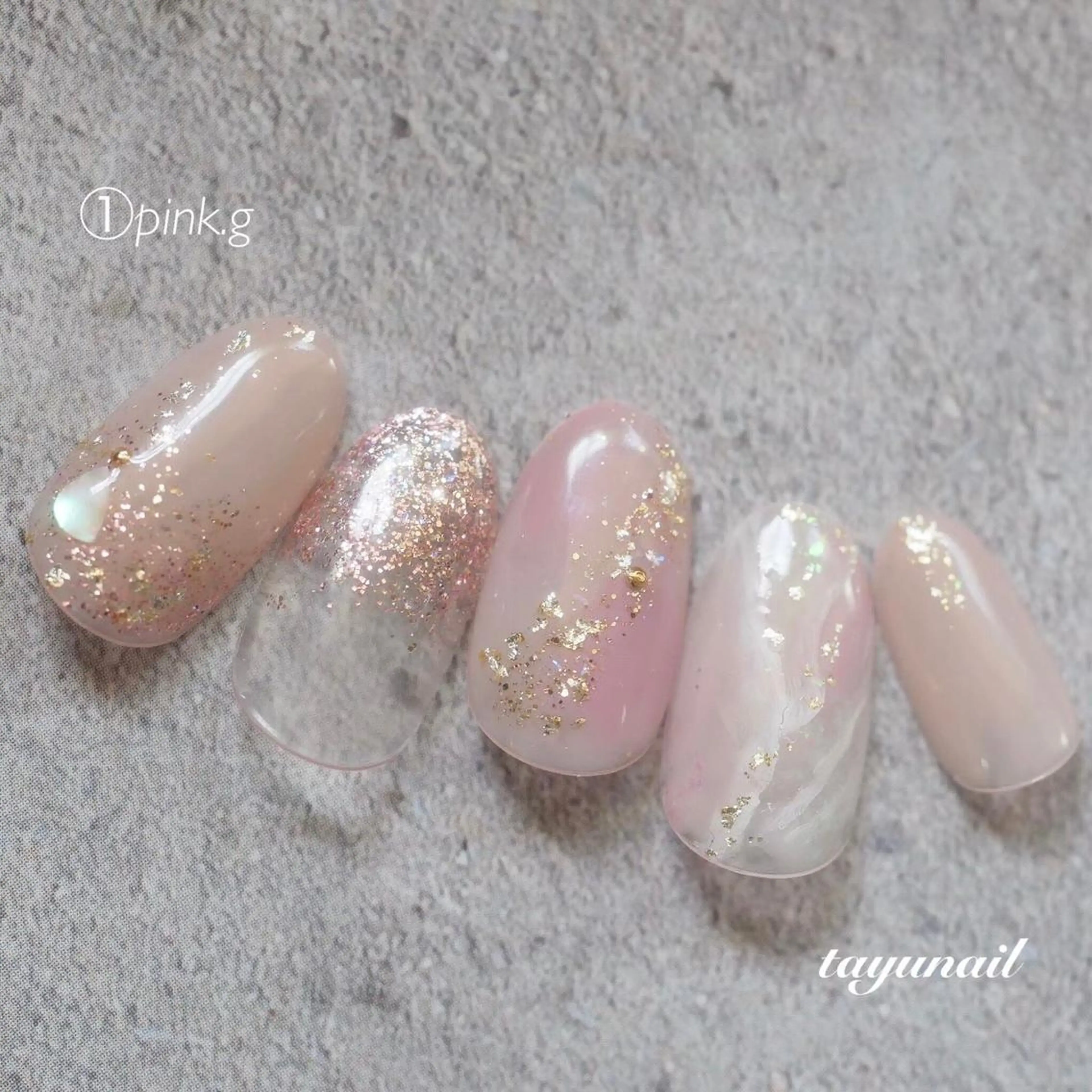 ネイル アートネイル ブルー ジェルネイル ワンカラーネイル パラジェル ネイルサロン 【たゆnail】のネイルデザイン