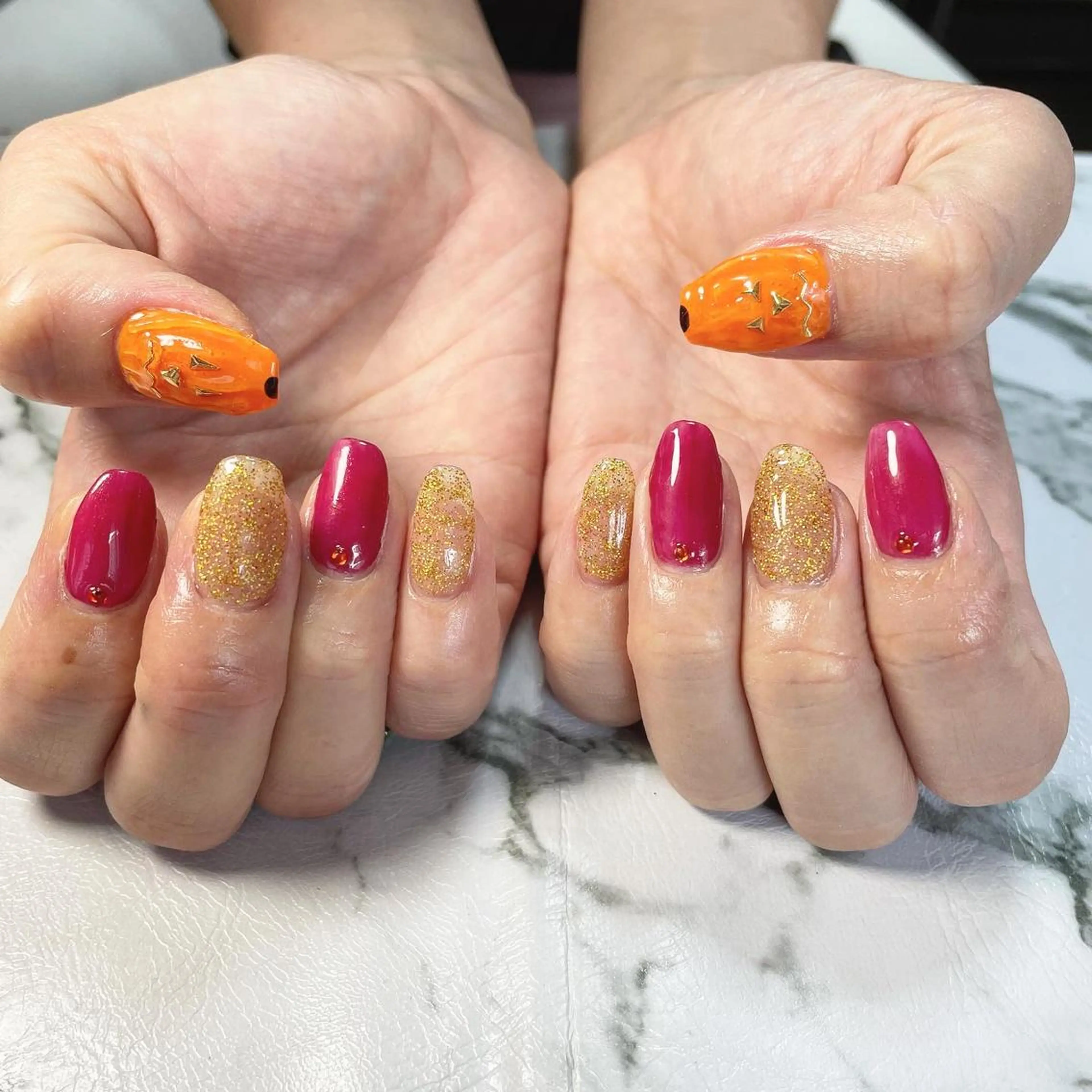 ネイル ハロウィン Momo nailsalonのネイルデザイン