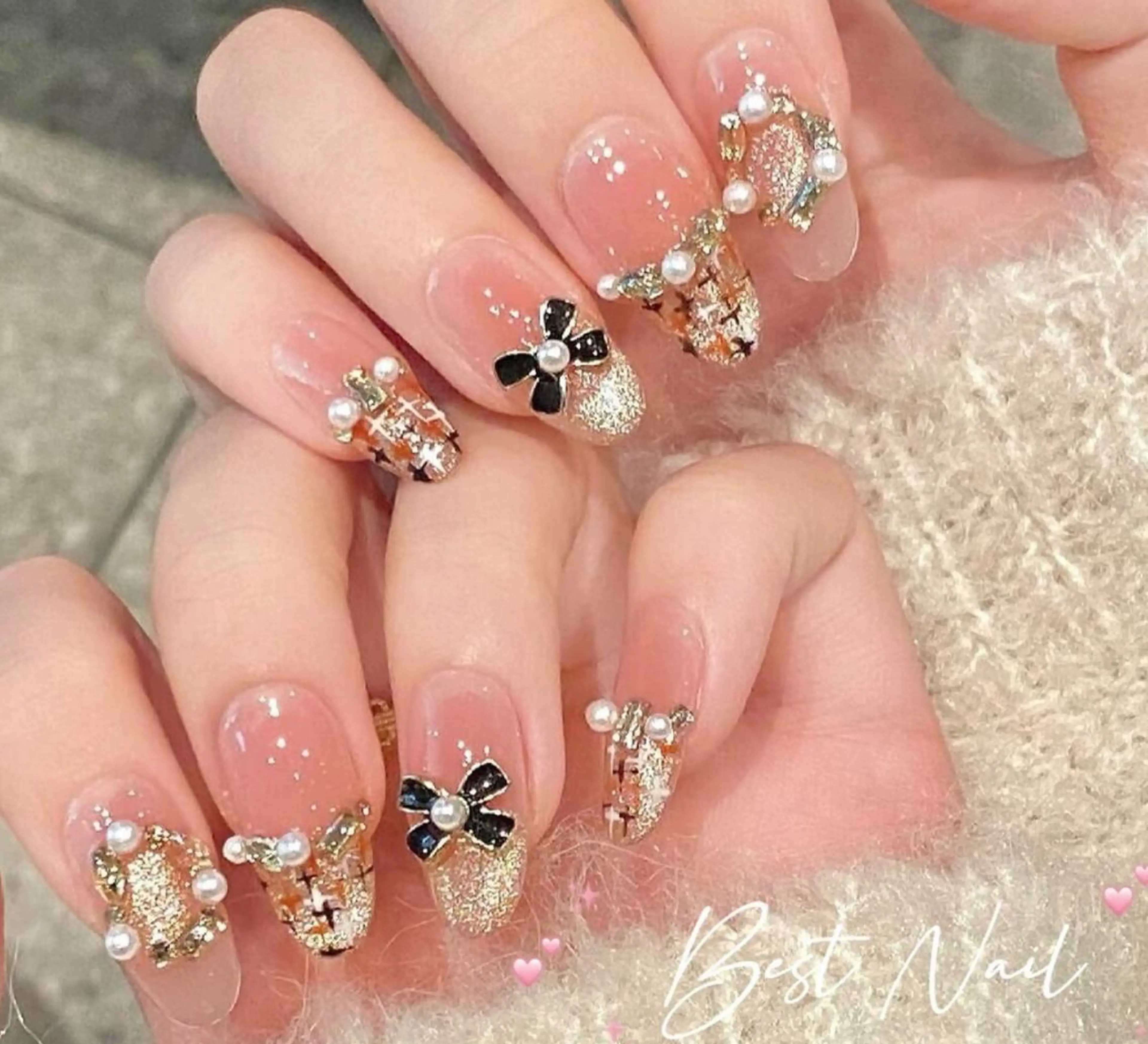 ネイル アートネイル オーロラネイル クリアネイル フレンチネイル ジェルネイル 🎀Best Nail🎀のネイルデザイン
