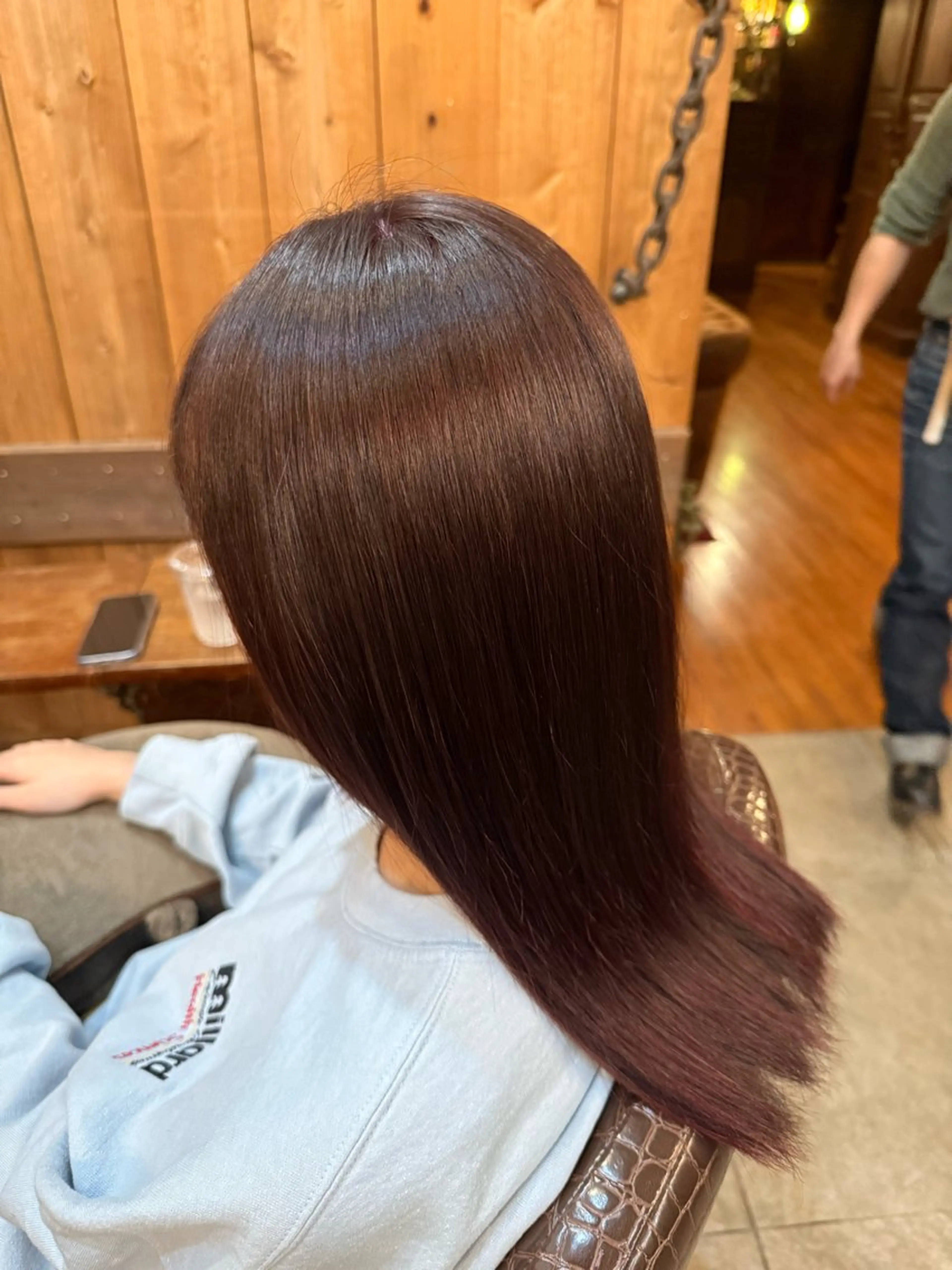 セミロング ヘアカラー 田場 敬大のヘアスタイル