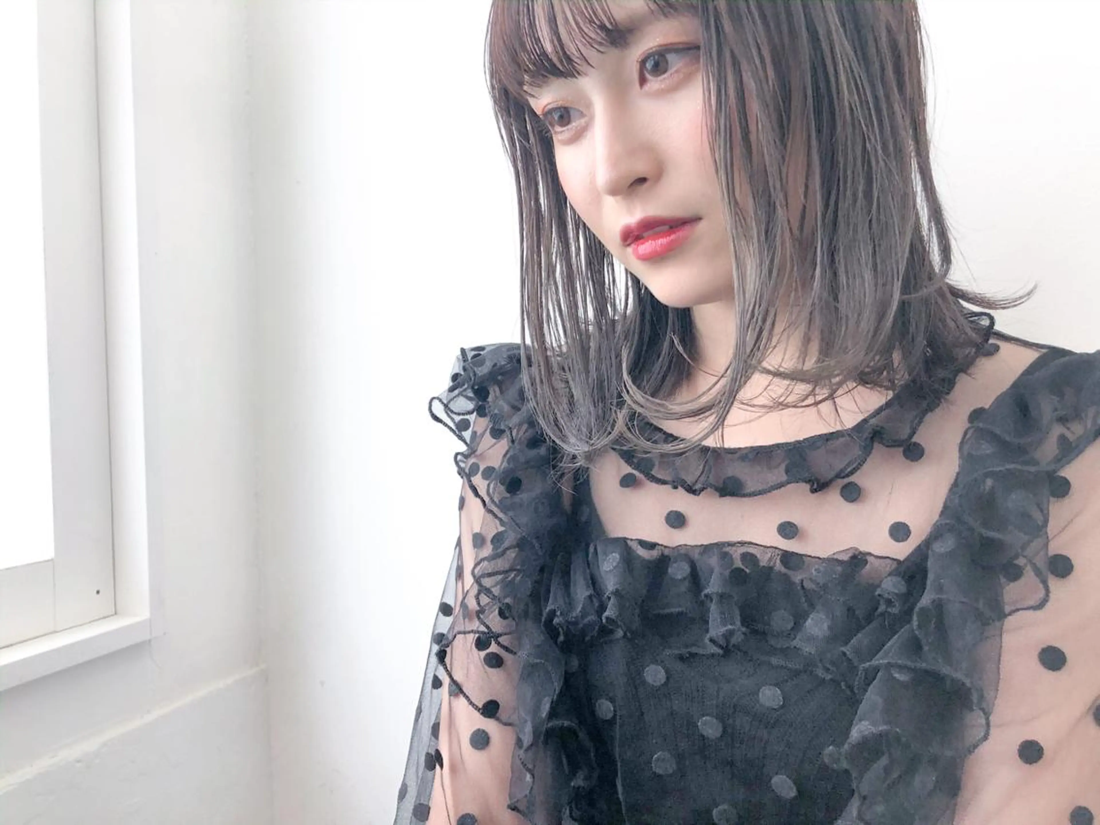 ミディアム ヘアカラー トリートメント シンタニナオト /梅田茶屋町のヘアスタイル