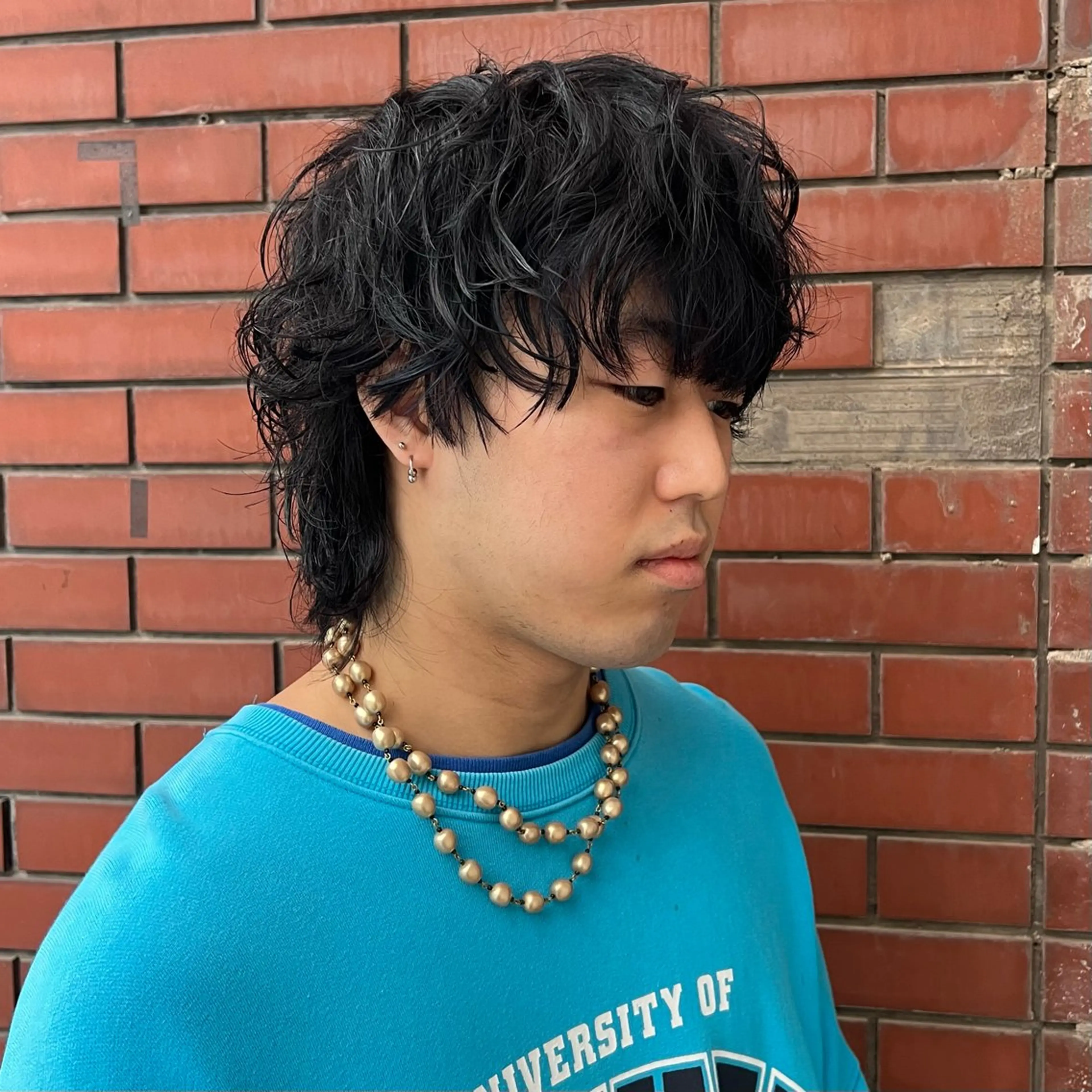 メンズ メンズウルフカット ウルフカット 柏メンズパーマ特化 蛯谷  晃裕のヘアスタイル