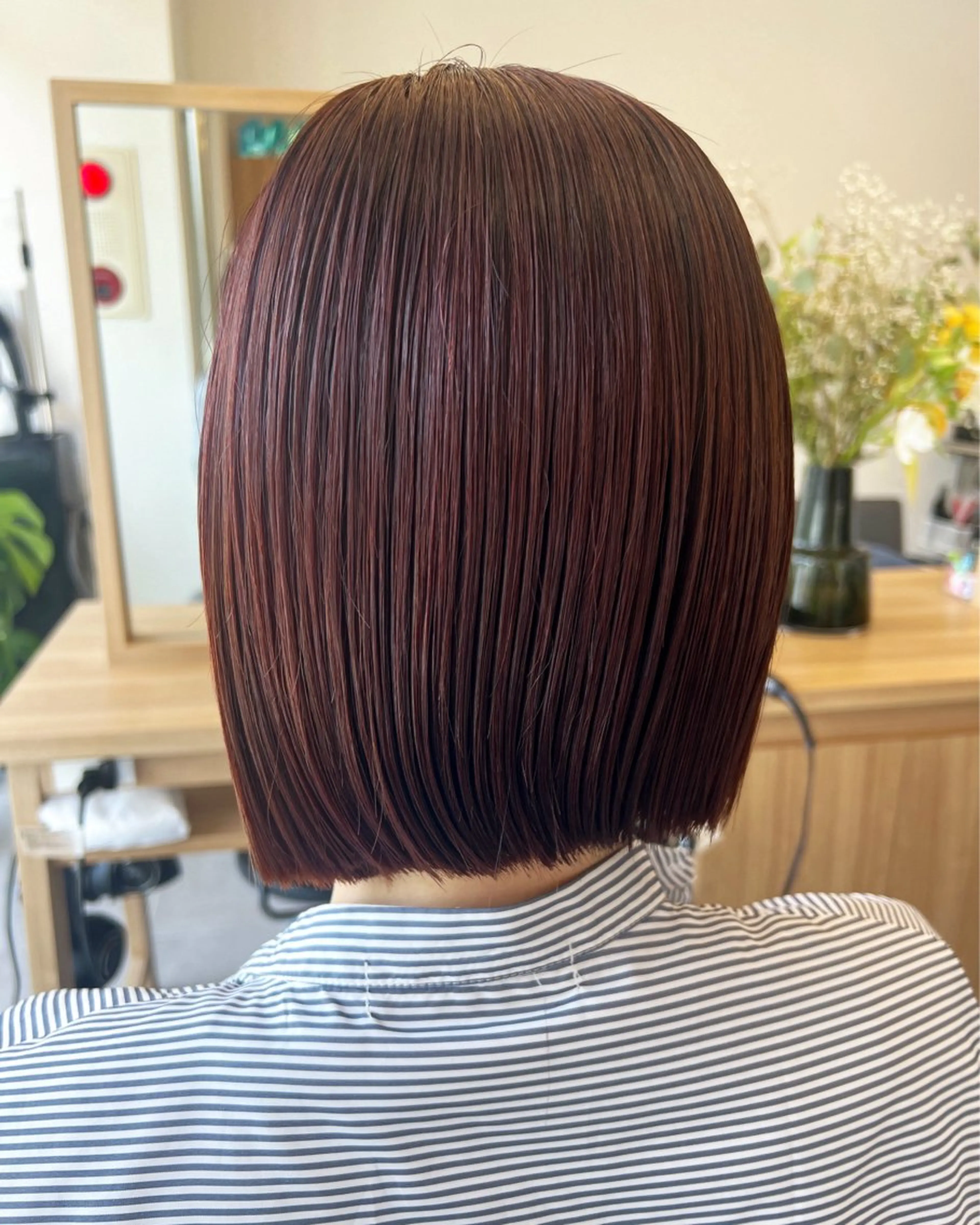 ミディアム カラー ブラウンカラー ピンクカラー ピンクブラウン ヘアカラー トリートメント Ore🫧タナカマヤ /柔らかい質感カラーのヘアスタイル