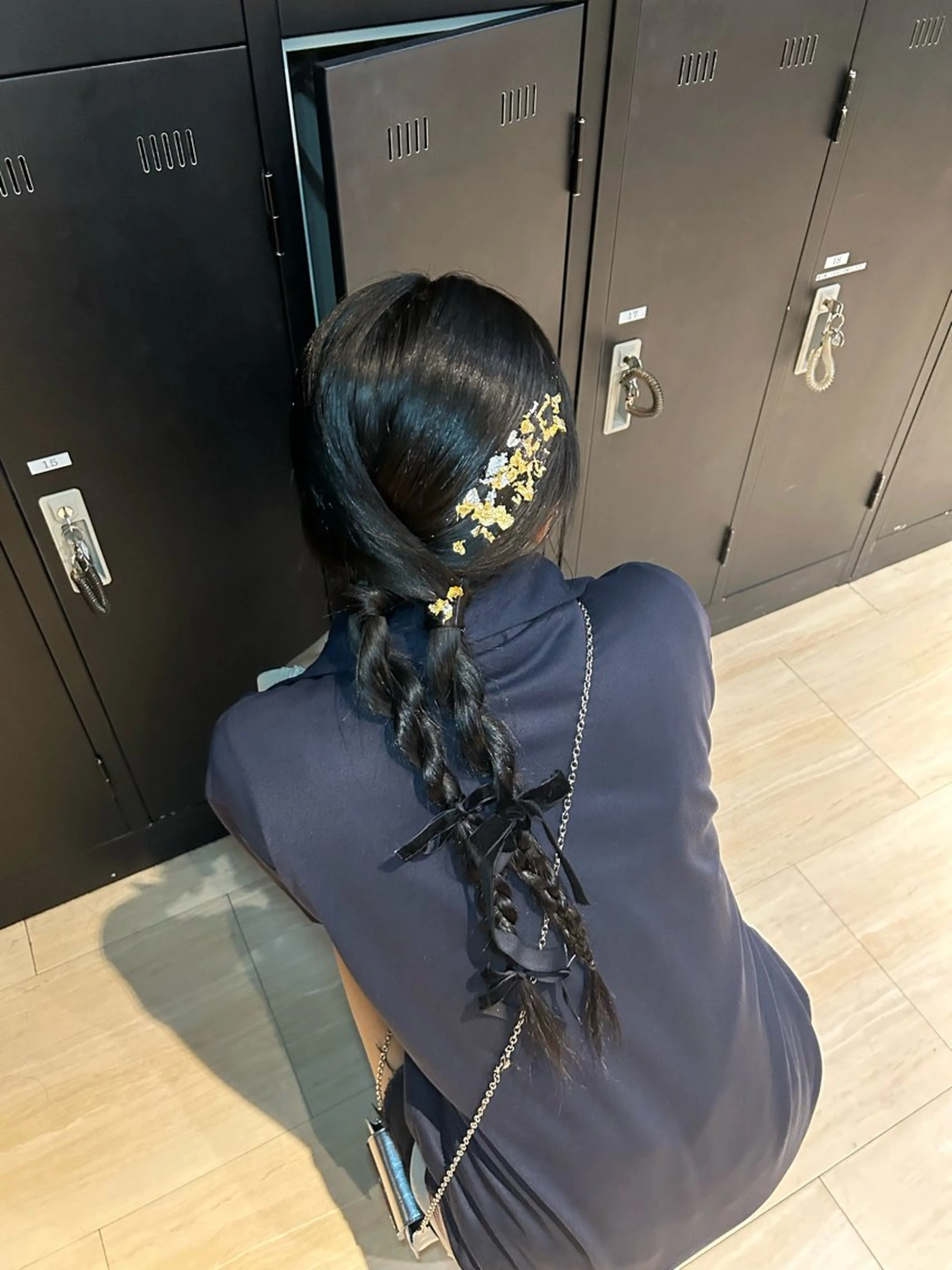 ヘアアレンジ 韓国ヘア/顔周り ヘアセット/加藤優里のヘアスタイル