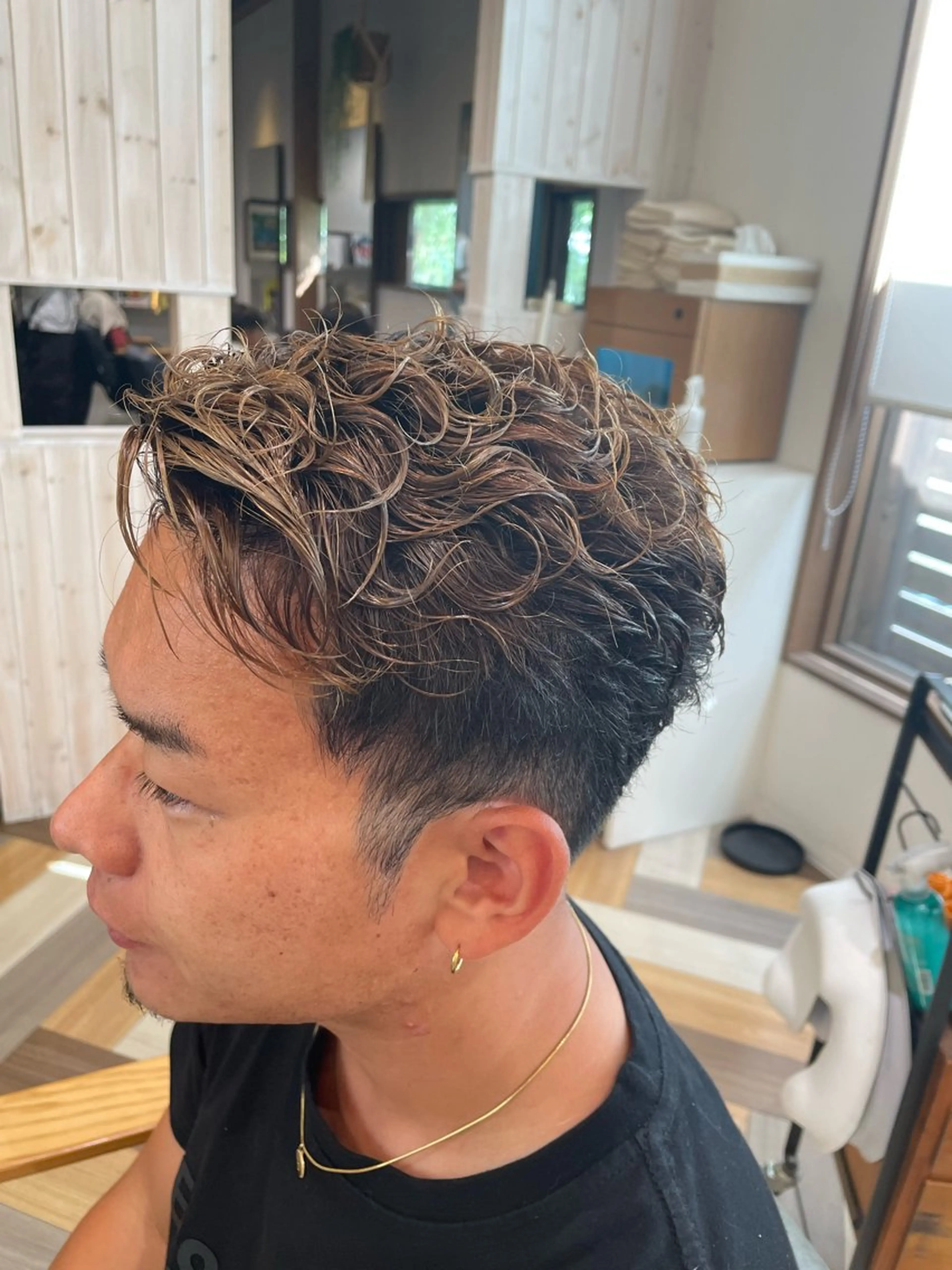 ショート メンズ 石川 舞のヘアスタイル