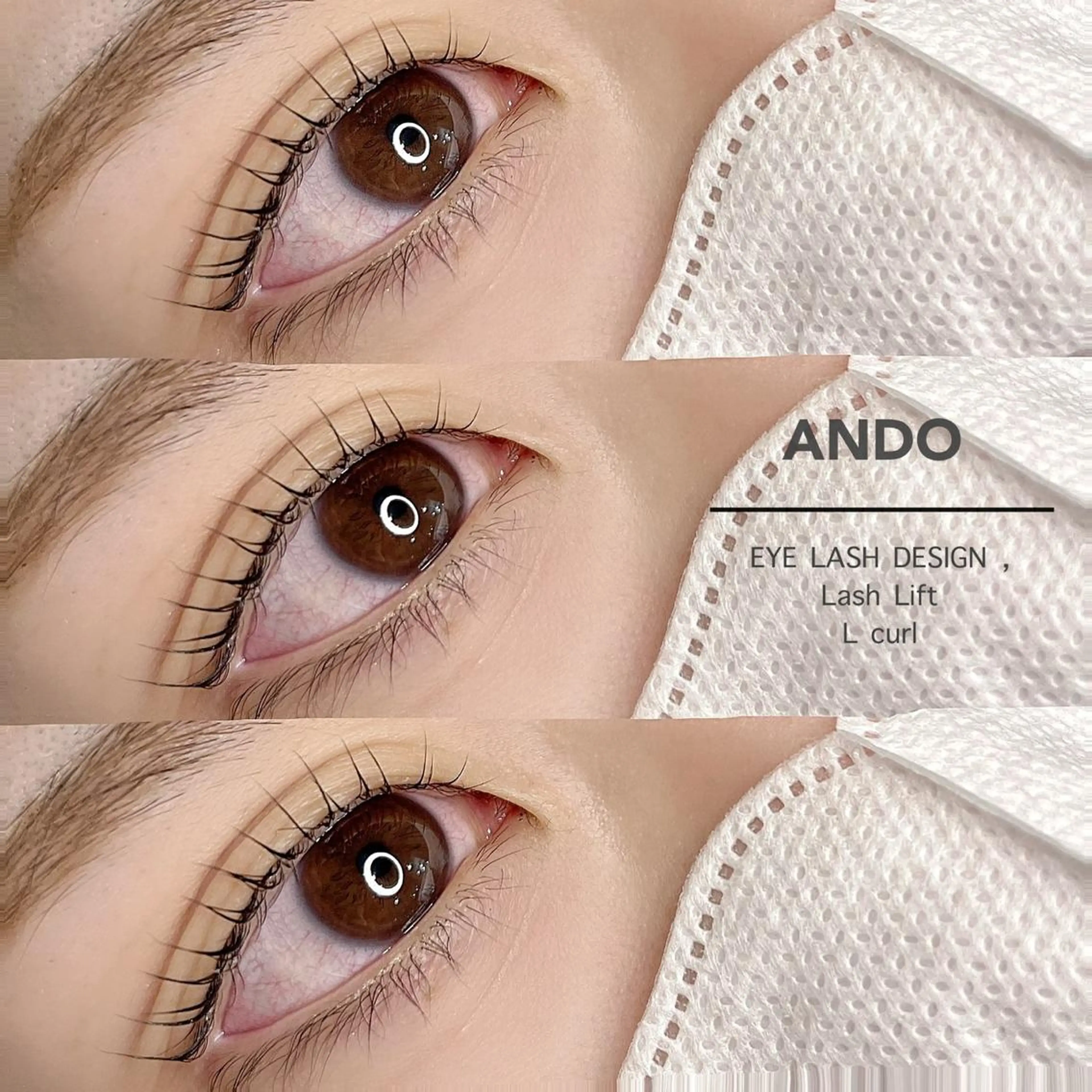 マツエク・マツパ マツパ ANDO HIKARIのマツエク・マツパデザイン