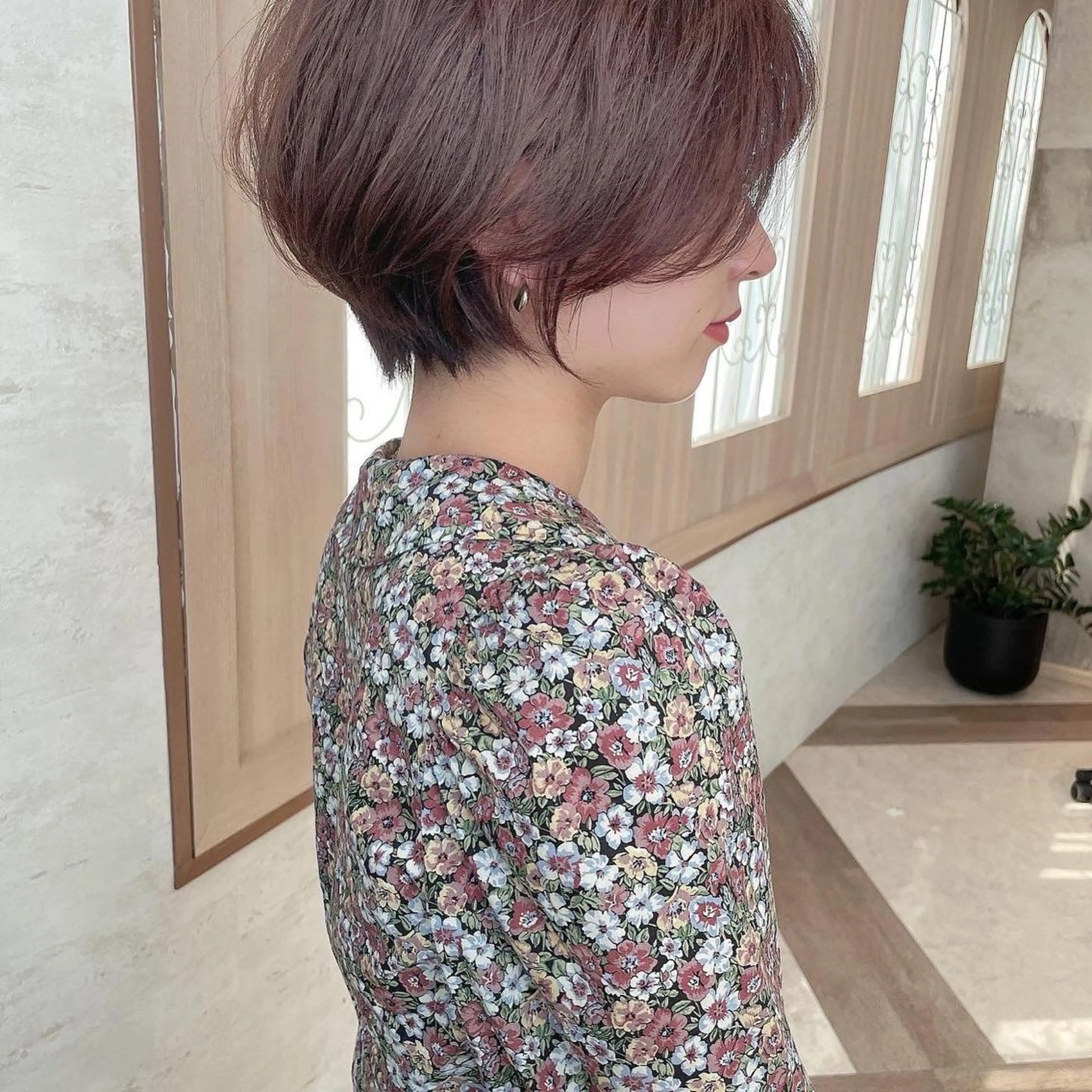 ショート カット ヘアカラー トリートメント 似合わせ松本 容政のヘアスタイル