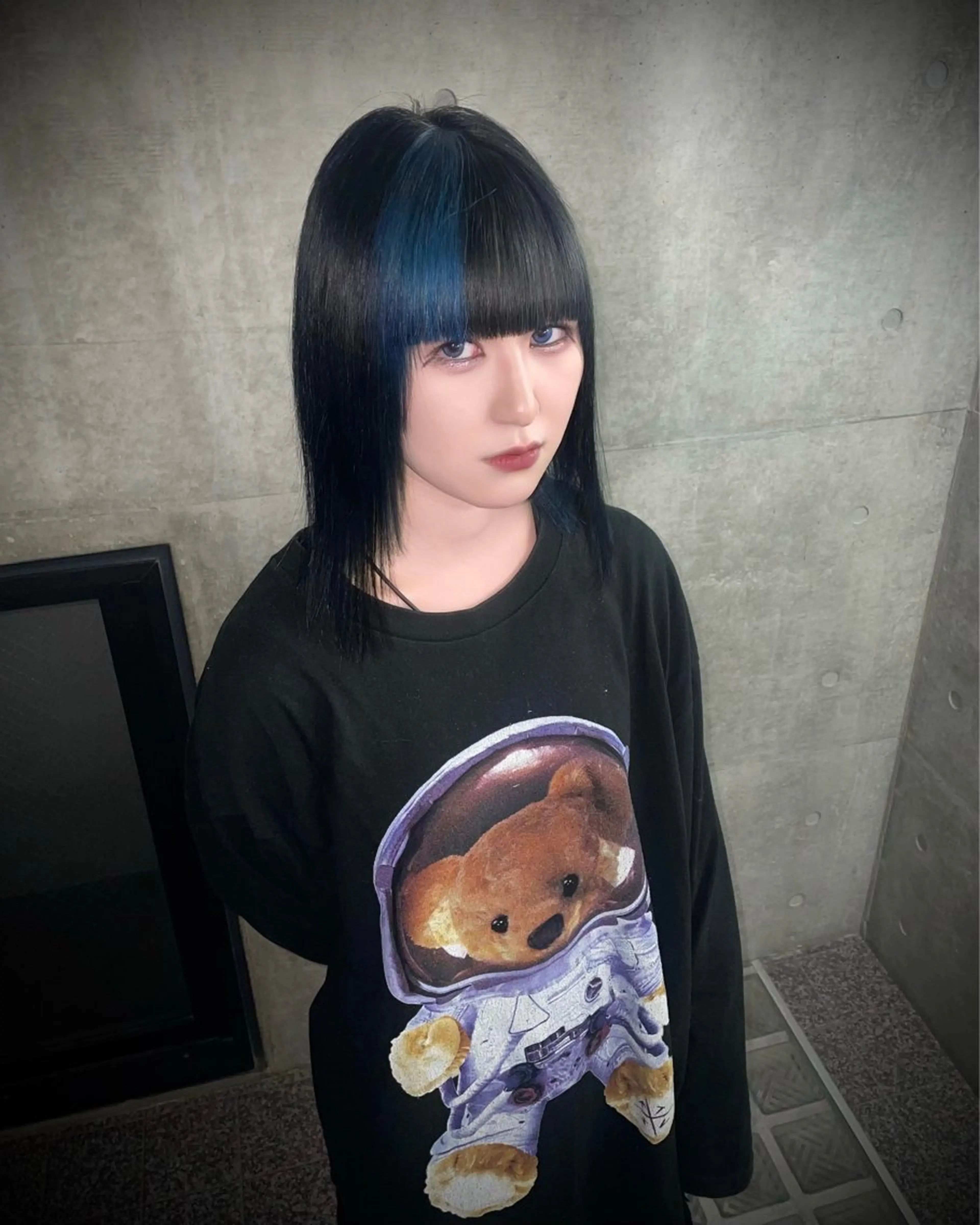 ミディアム カラー ヘアカラー トリートメント 🍭ハイトーン/ デザインカラー🦄のヘアスタイル