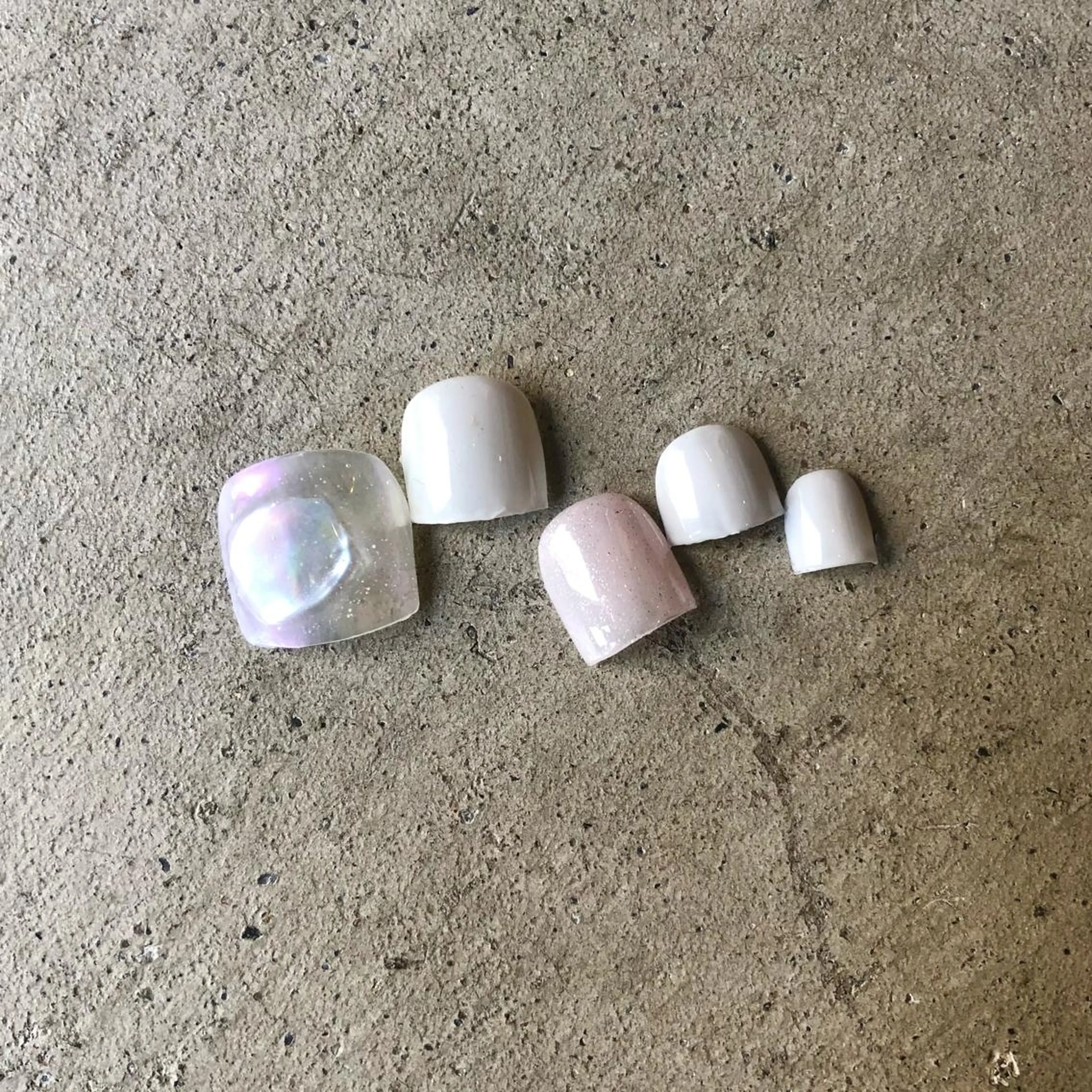 ネイル オーロラネイル フットネイル TRAM-nail moriizumiのネイルデザイン