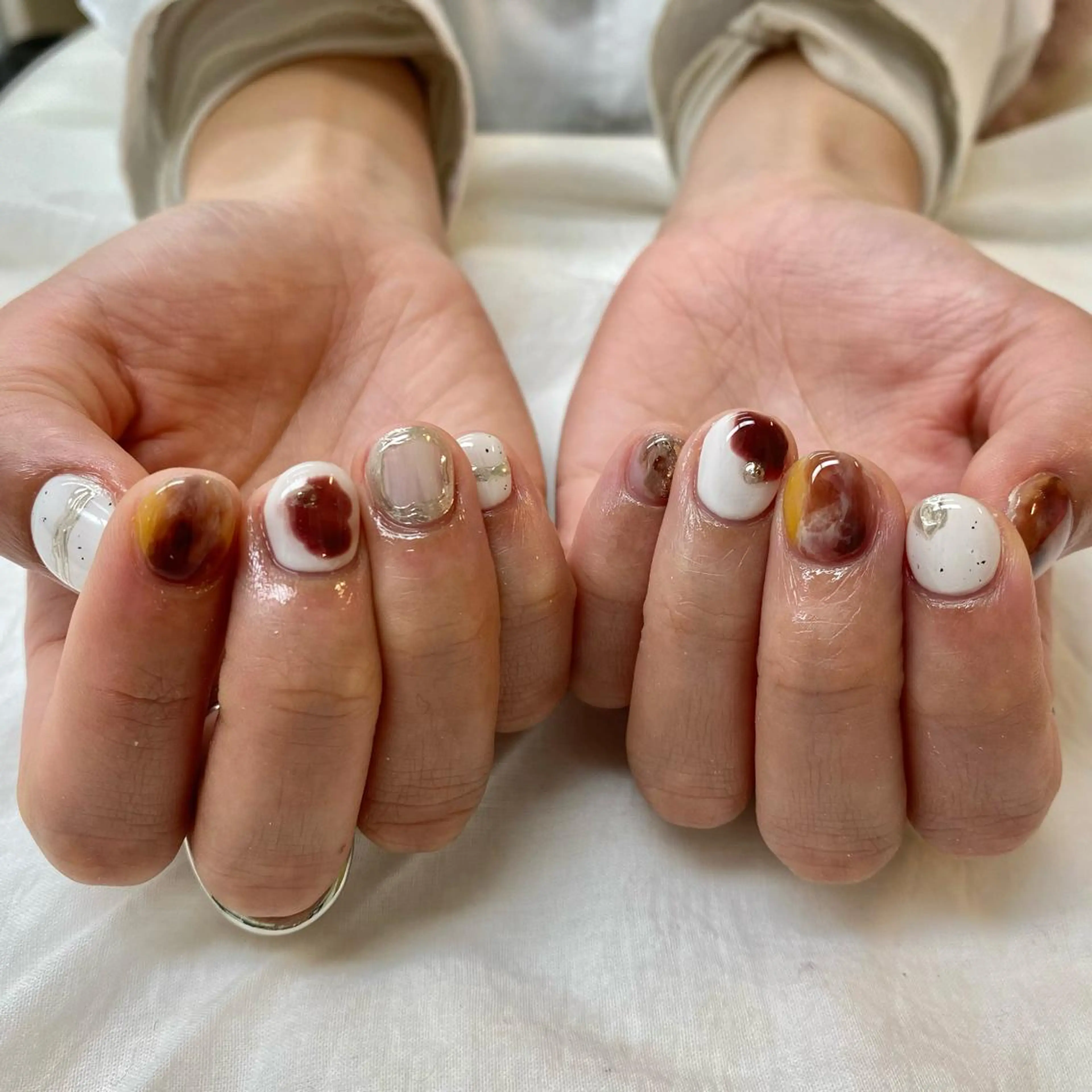 ショート 池袋痛ネイル Nok. 渡辺のネイルデザイン