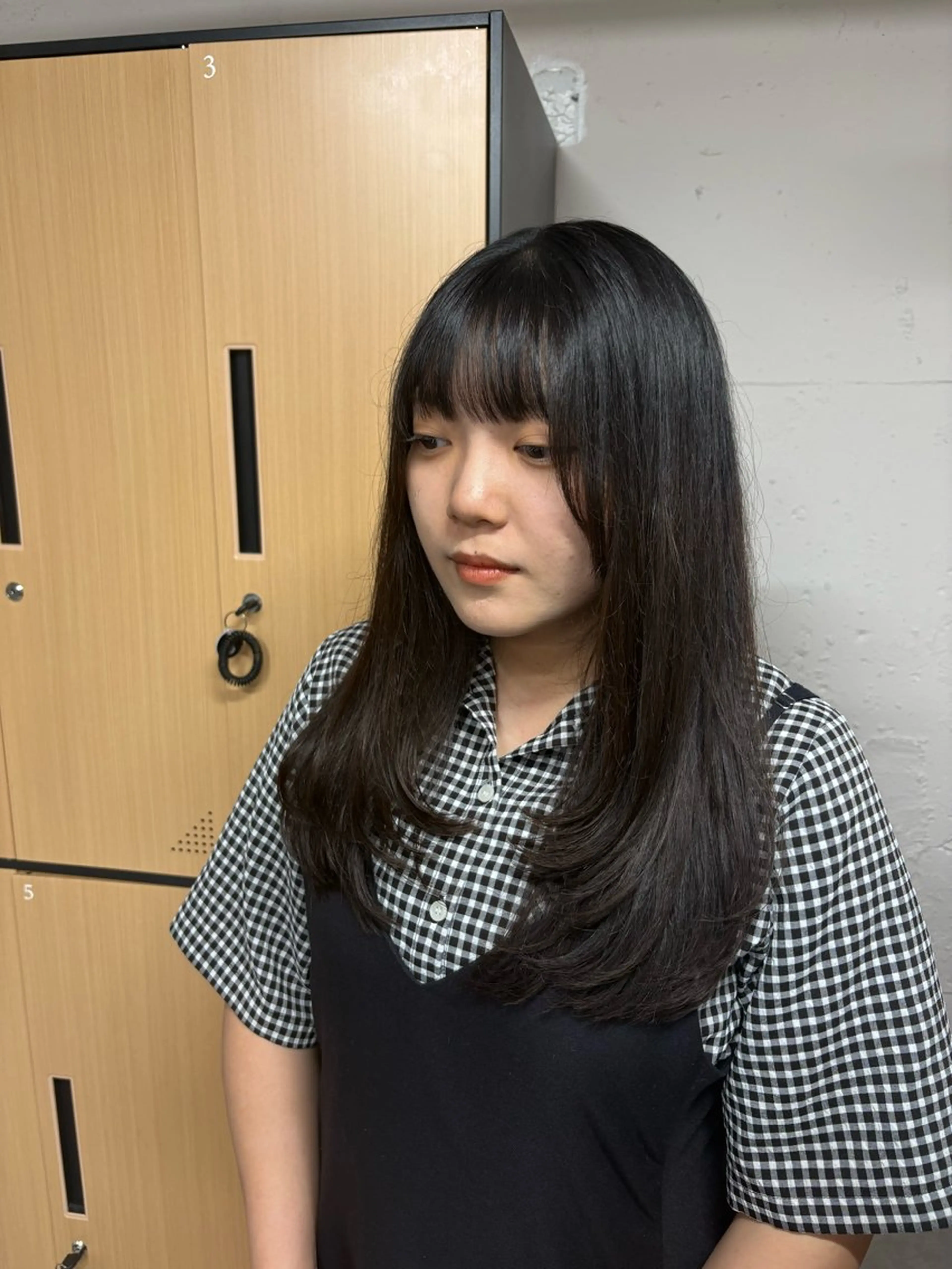 ロング カット トリートメント tokute 中野真咲🐺のヘアスタイル