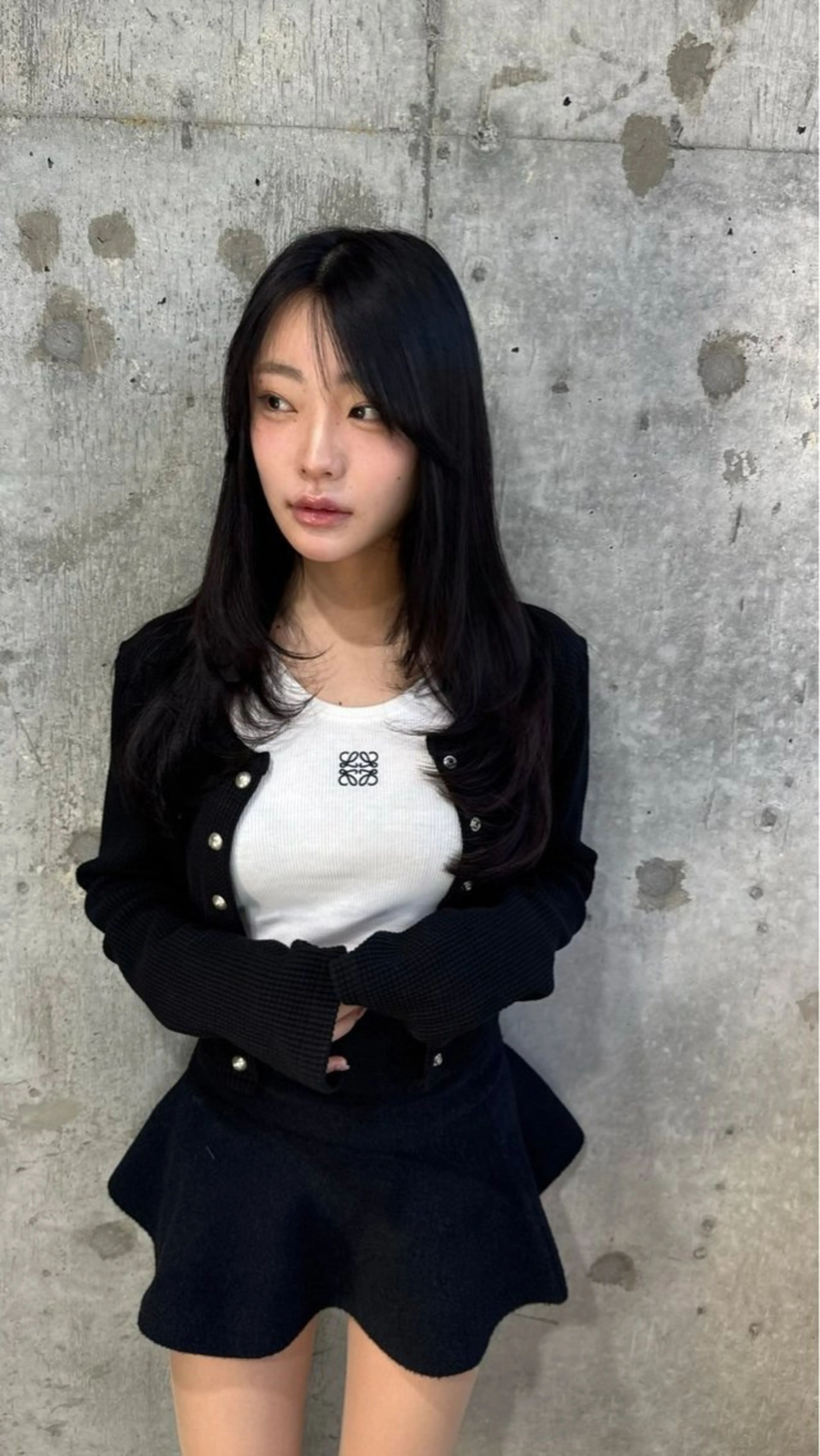 ロング カット 縮毛矯正 トリートメント 髪質改善/縮毛矯正 /レイヤー/宮崎直弥のヘアスタイル