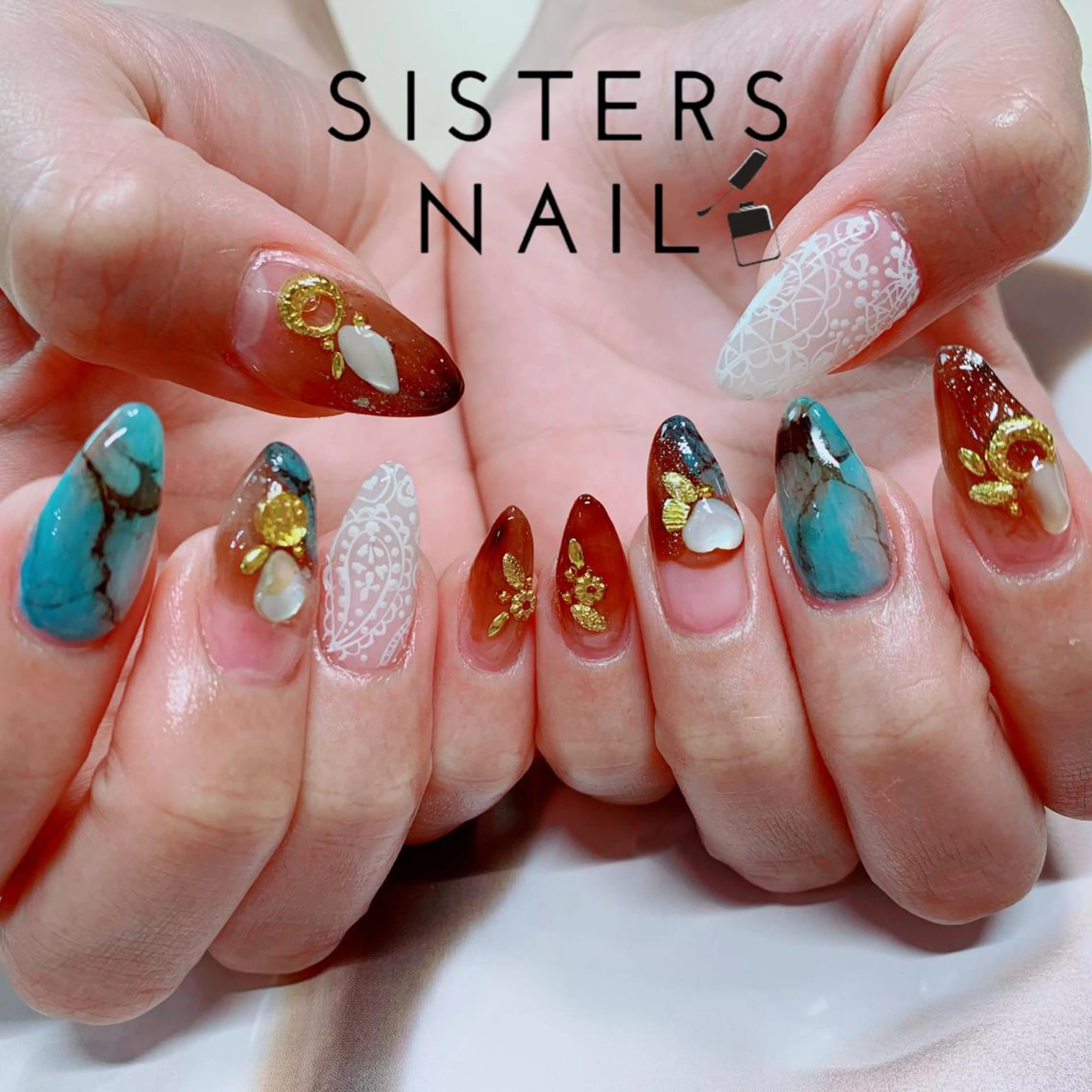 ネイル ハンドネイル ハンドケア sisters nail.fのネイルデザイン
