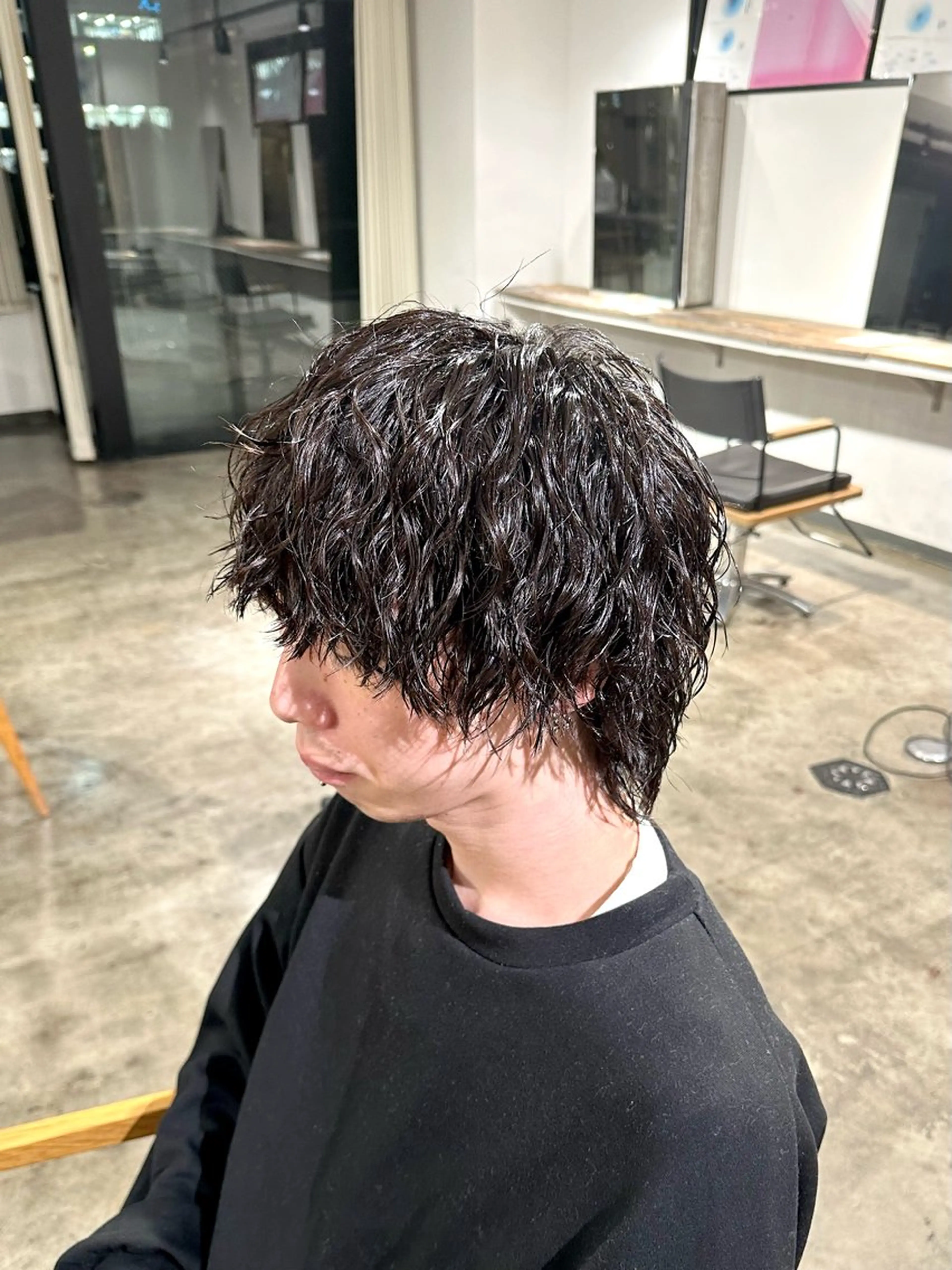 パーマ メンズ メンズパーマ カット パーマ トリートメント 骨格補正施術/メンズ 専門美容師/YUYAのヘアスタイル