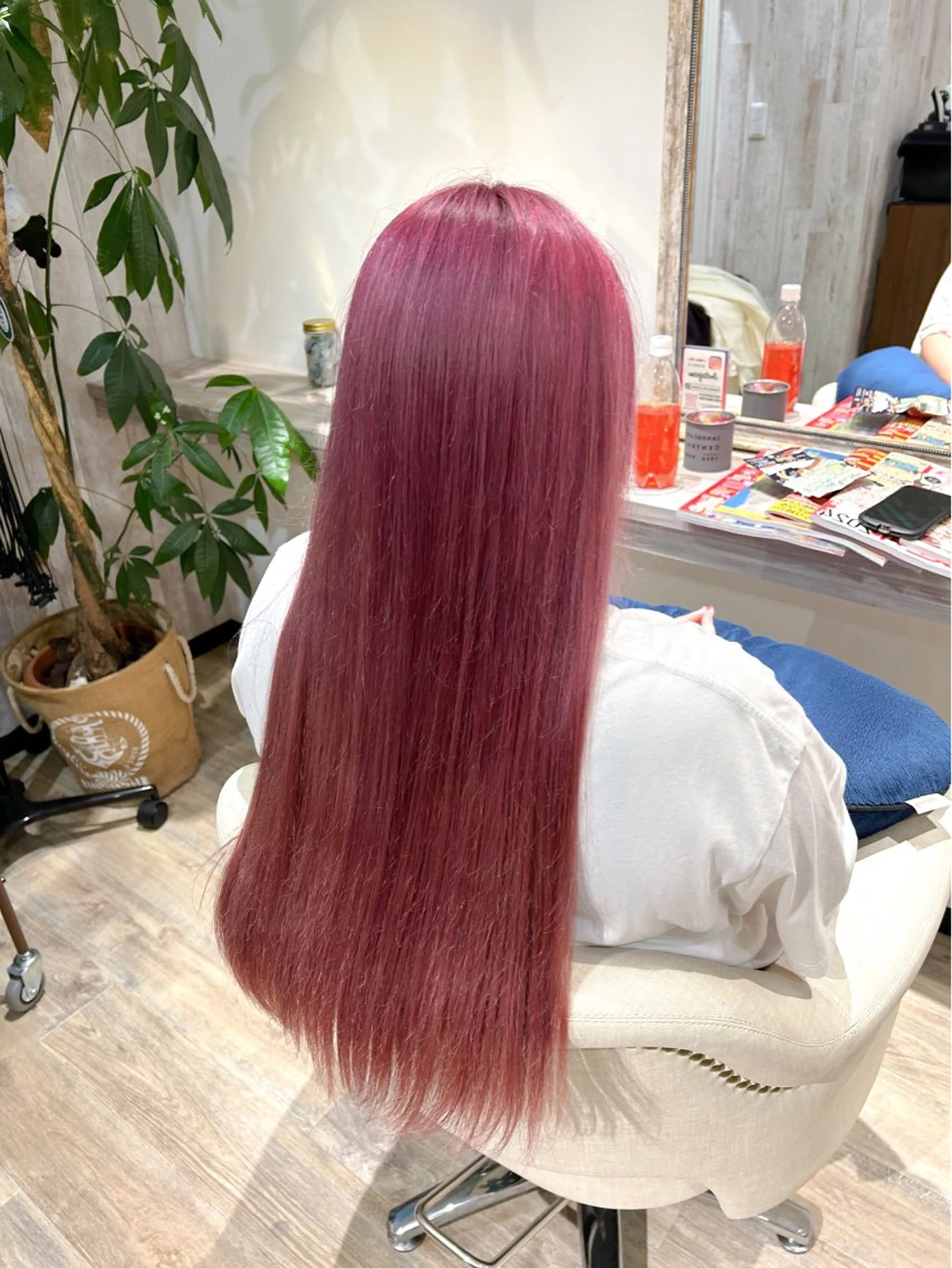 カラー ピンクカラー ヘアカラー KANALOA hair produce所属・水口 琴絵のヘアスタイル